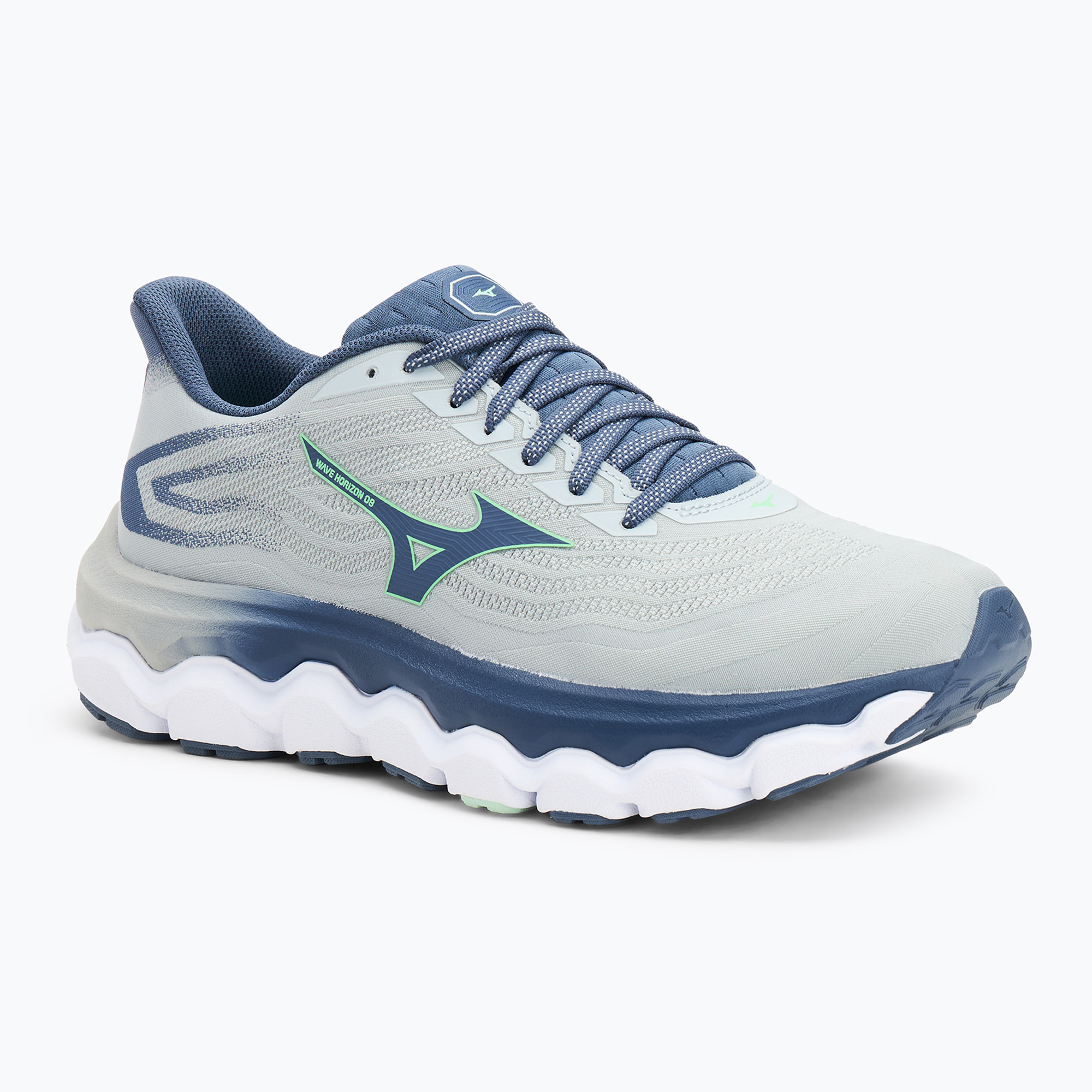 Men's running shoes Mizuno Wave Horizon 8 pearl blue/vintage indigo/neo mint