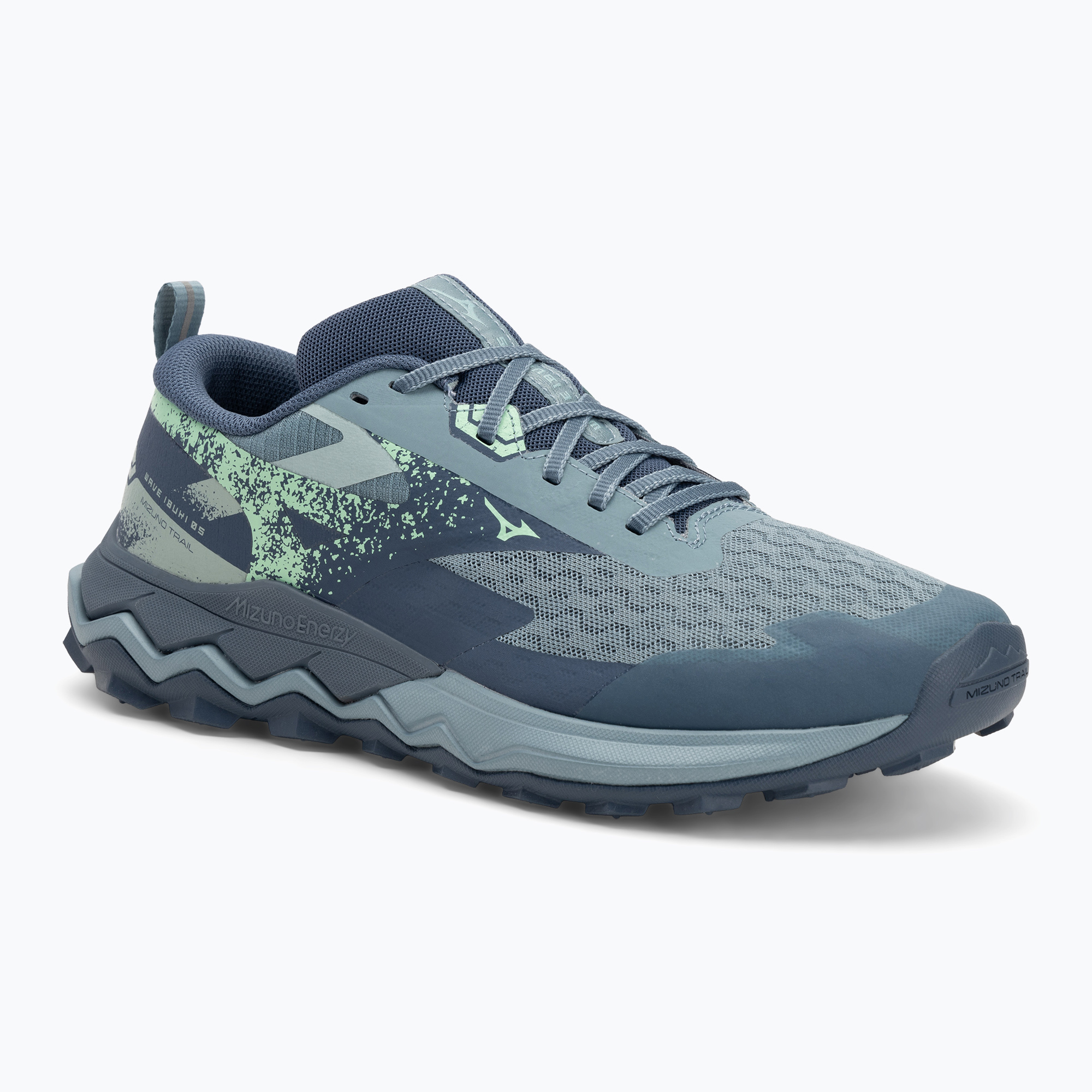 Men's running shoes Mizuno Wave Ibuki 5 citadel/vintage indigo/neo mint