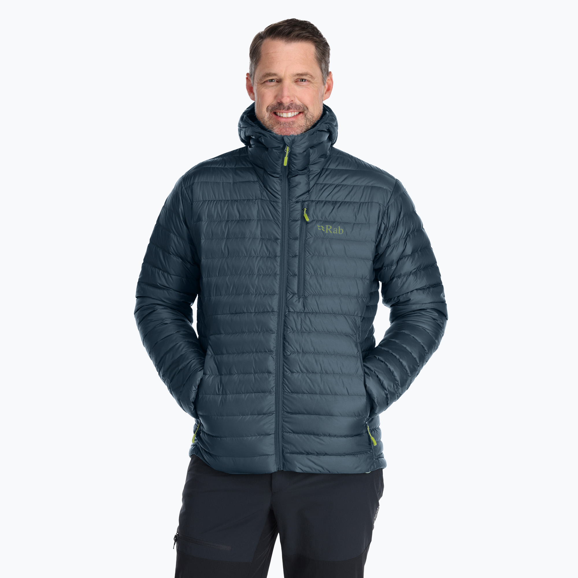 Men's Rab Microlight Alpine down jacket orion blue (M)