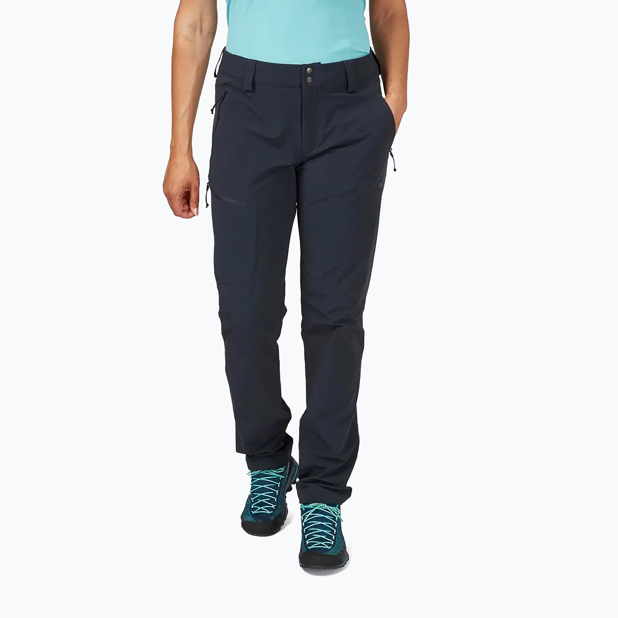 Women's trekking trousers Rab Incline grey QFV-02 (12)