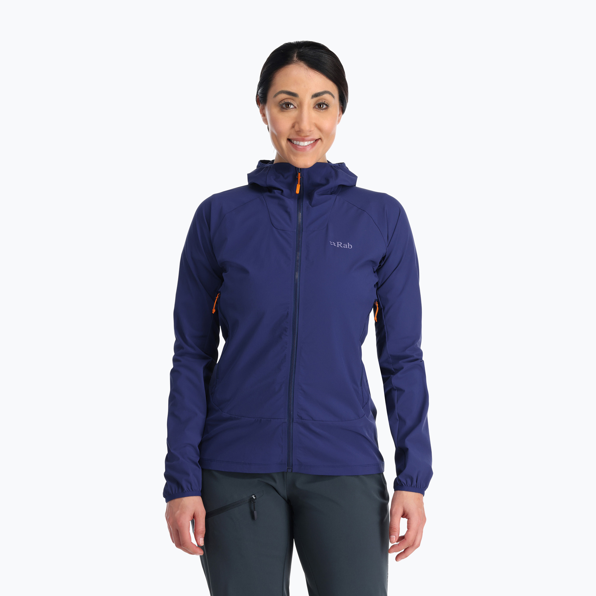 Women's softshell jacket Rab Borealis blue QWS-39-PTB-08 (14)