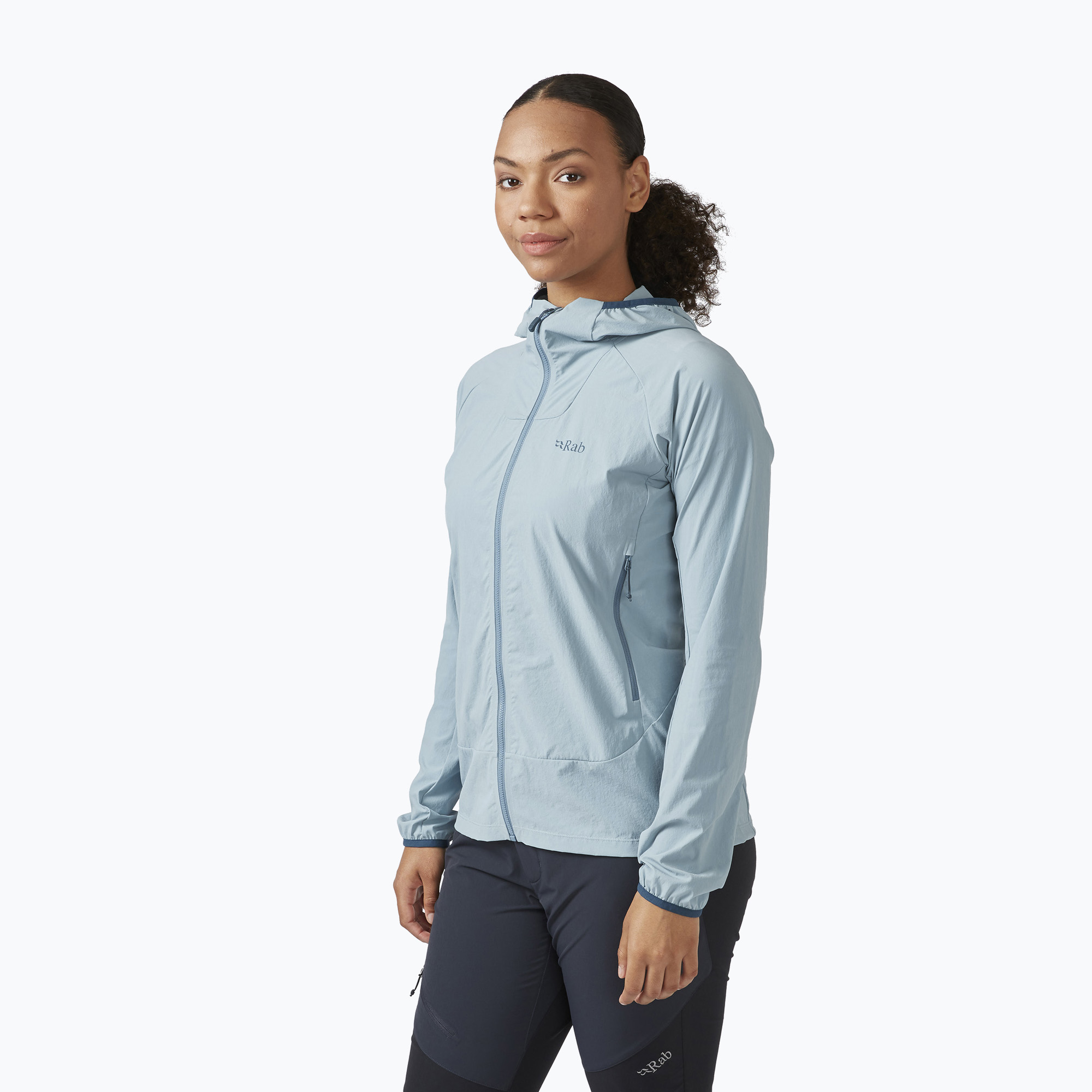 Women's softshell jacket Rab Borealis citadel (12)