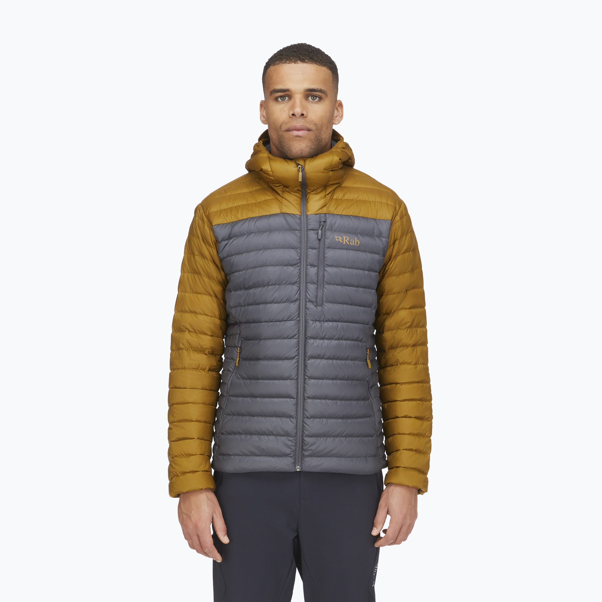 Men's Rab Microlight Alpine footprint/graphene down jacket (S)