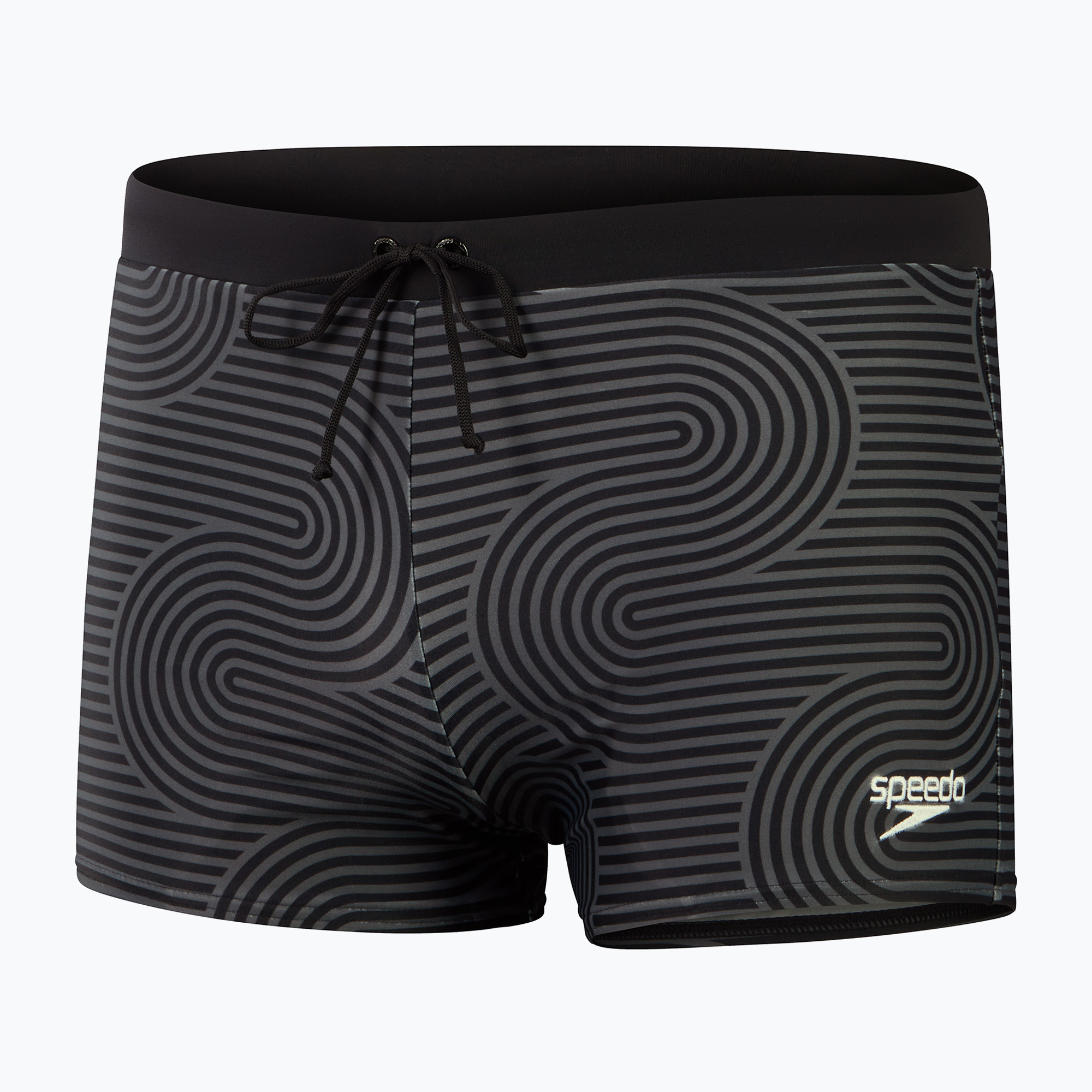 Men's Speedo Valmilton black/usa charcoal swim boxers (30)