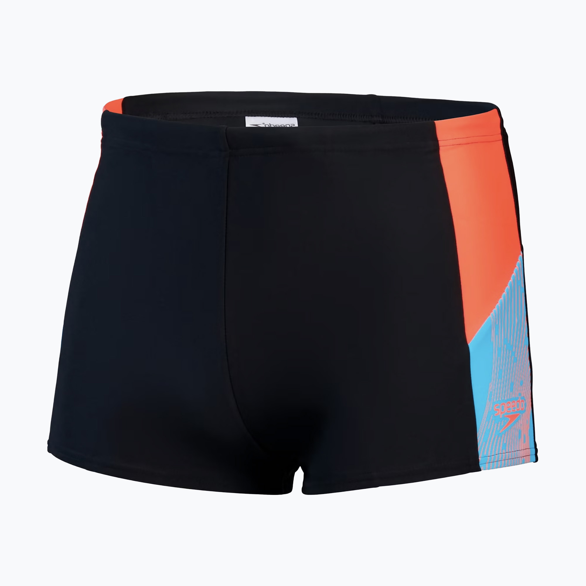 Speedo Dive Aquashort men's swimming boxers black/siren red/piton blue (32)