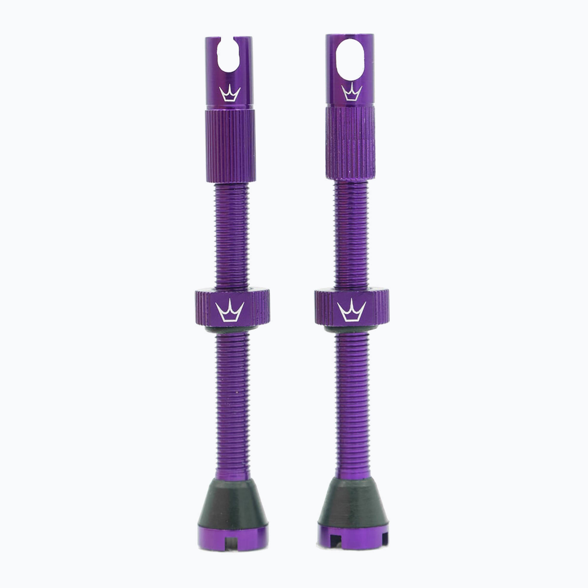 Peaty's X Chris King MK2 Presta Tubeless Valves Set 60 mm violet (60 mm)