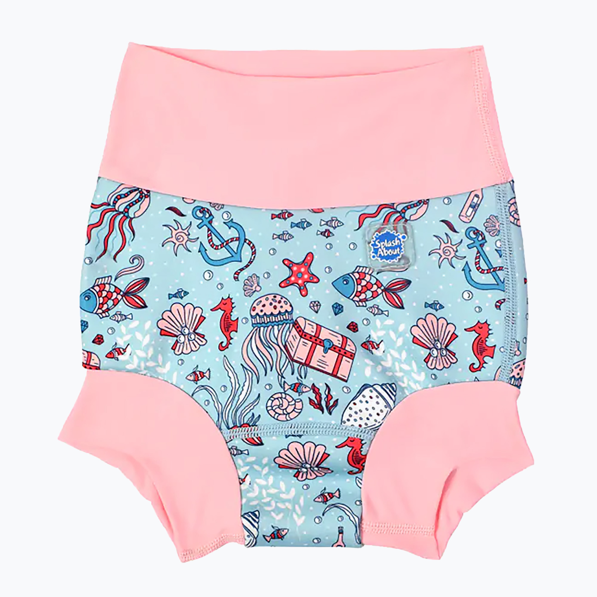 Splash About Happy Nappy Hidden Treasure swim nappy blue HNPHTL