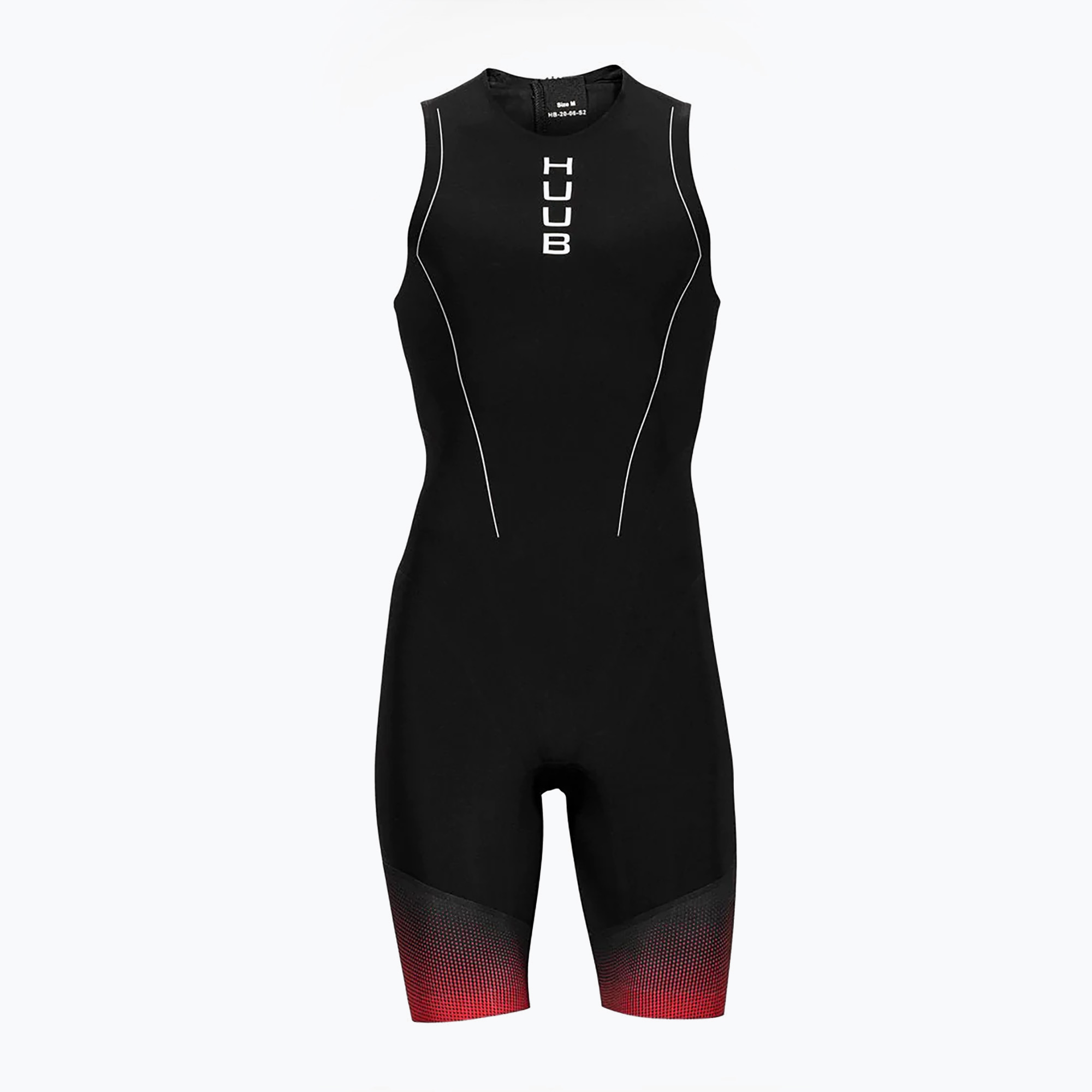 HUUB Men's Triathlon Suit Race Swimsuit Black RACESKN (S)