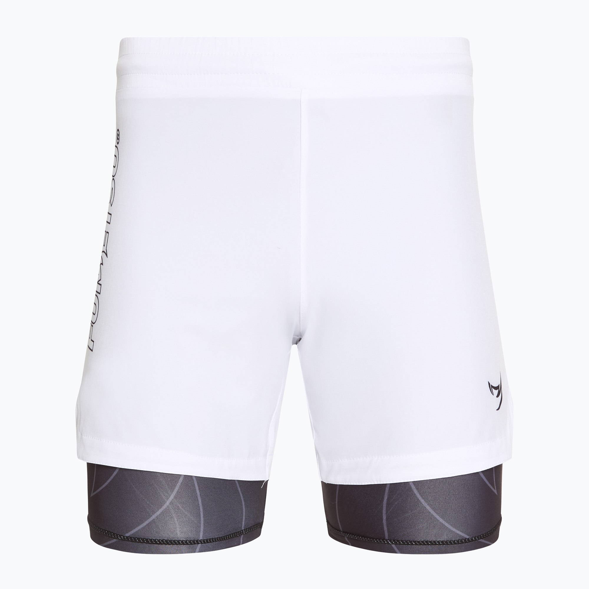 Men's training shorts FUMETSU Icon Dual Layer Fight white (XL)