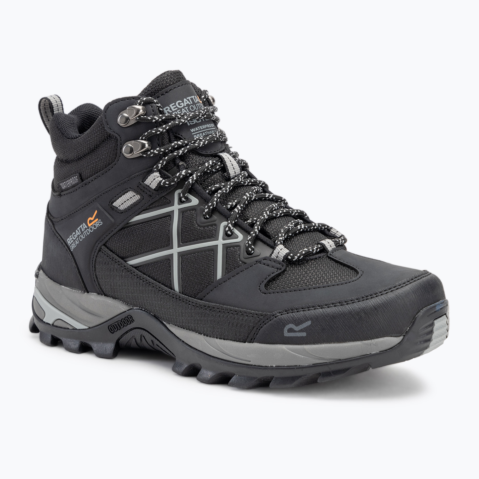 Men's trekking boots REGATTA Samaris III black/granite (43 EU)