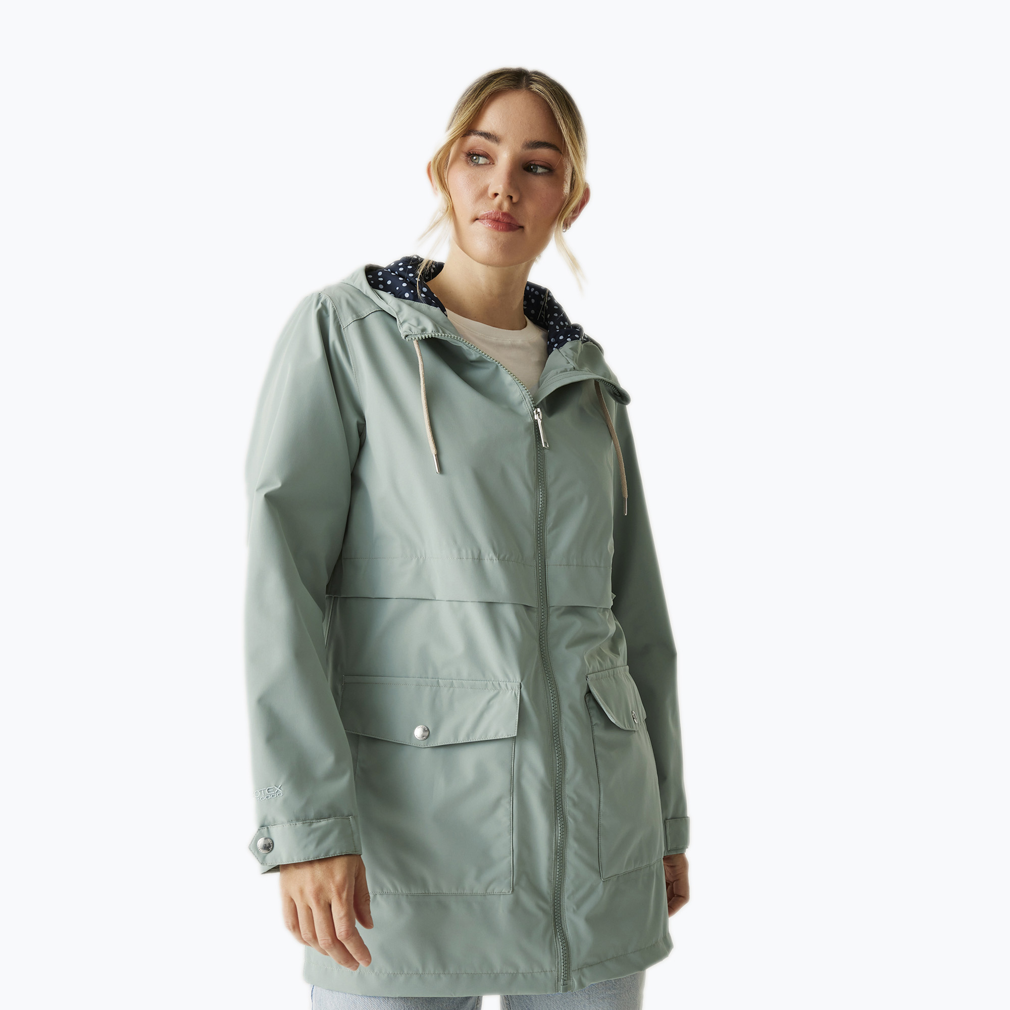 Regatta women's Navaeh glacier rain jacket (12)