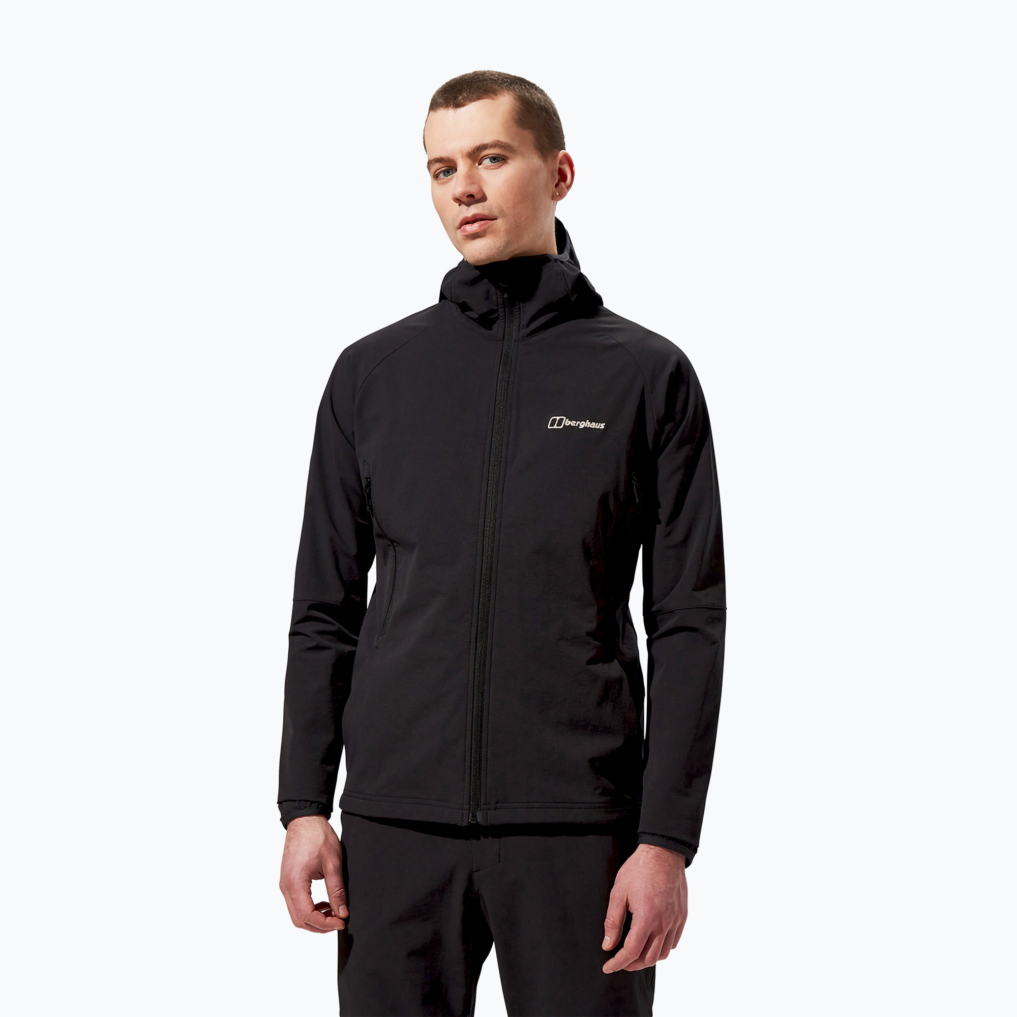 Men's softshell jacket Berghaus Skelbo black (XL)