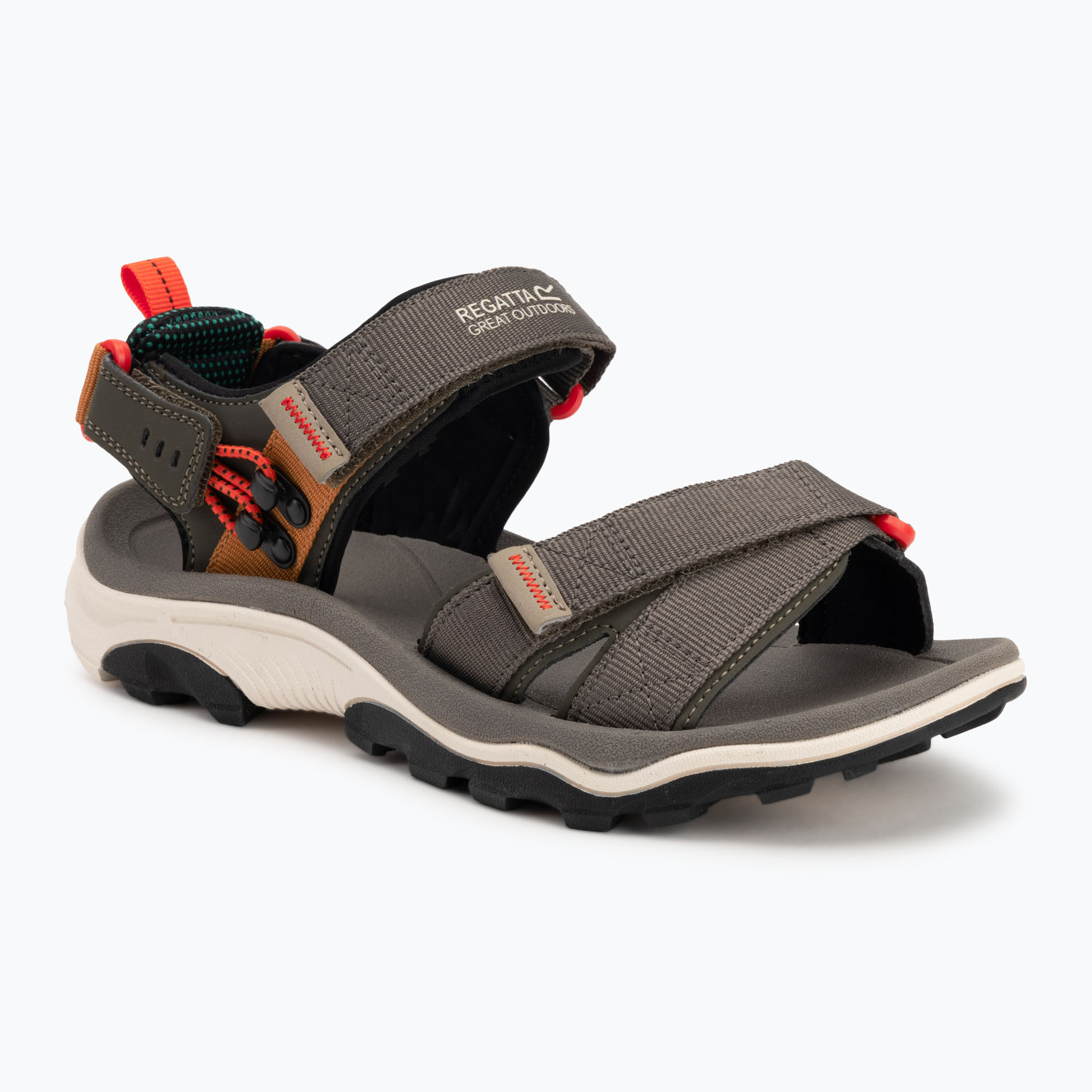 REGATTA men's Blaze treetop/blaze orange sandals (46 EU)
