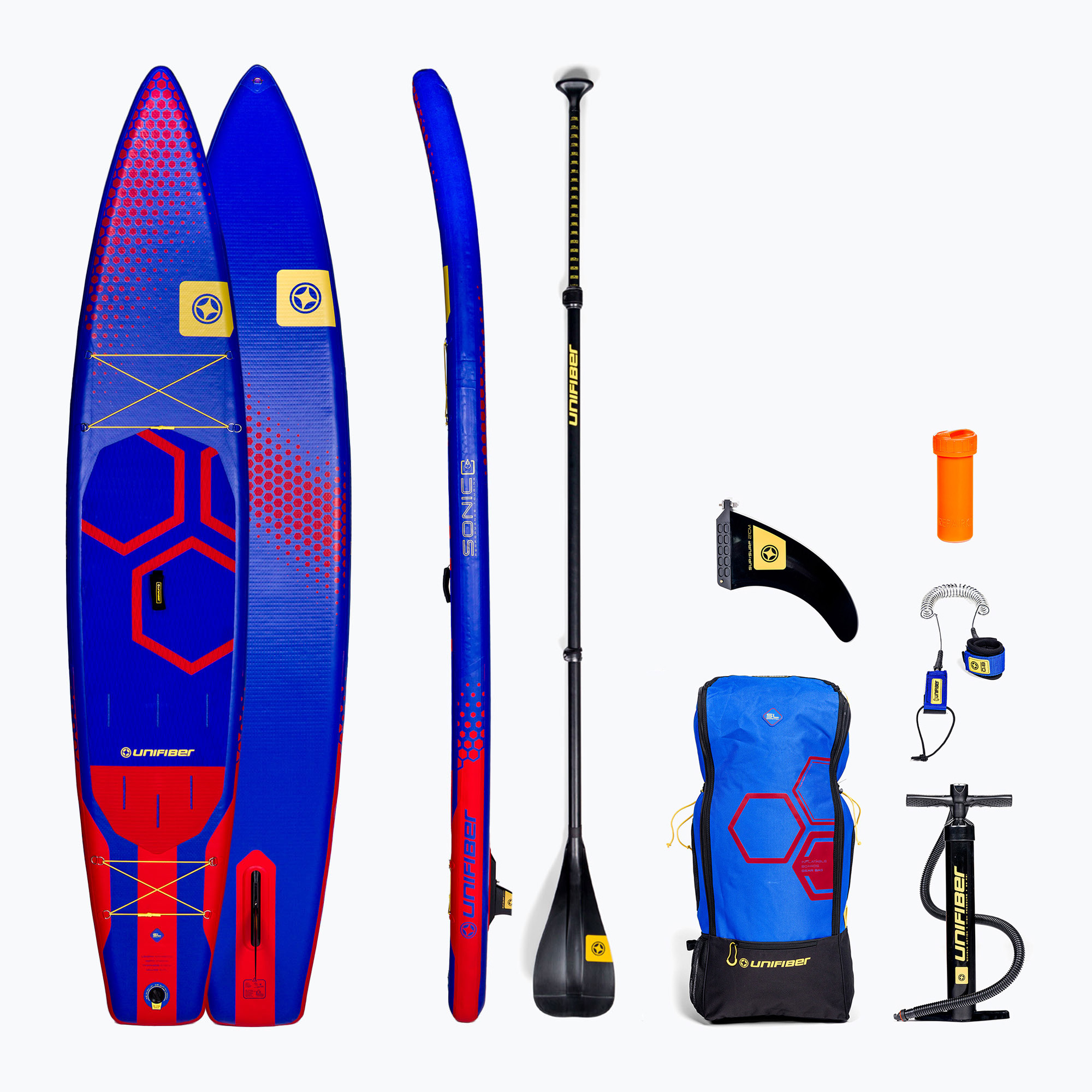 SUP board Unifiber Sonic Touring iSup 12'6'' SL blue UF900100210 (380 Cm)