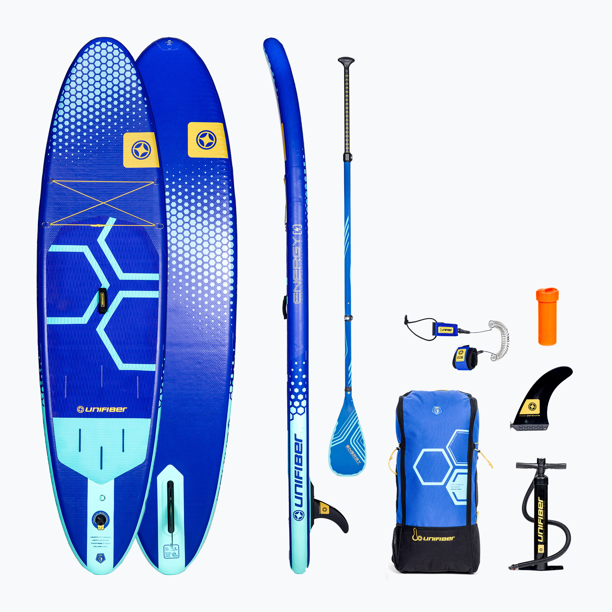 Unifiber Energy Allround iSup 10'7'' FCD blue SUP board UF900100250 (324 cm)