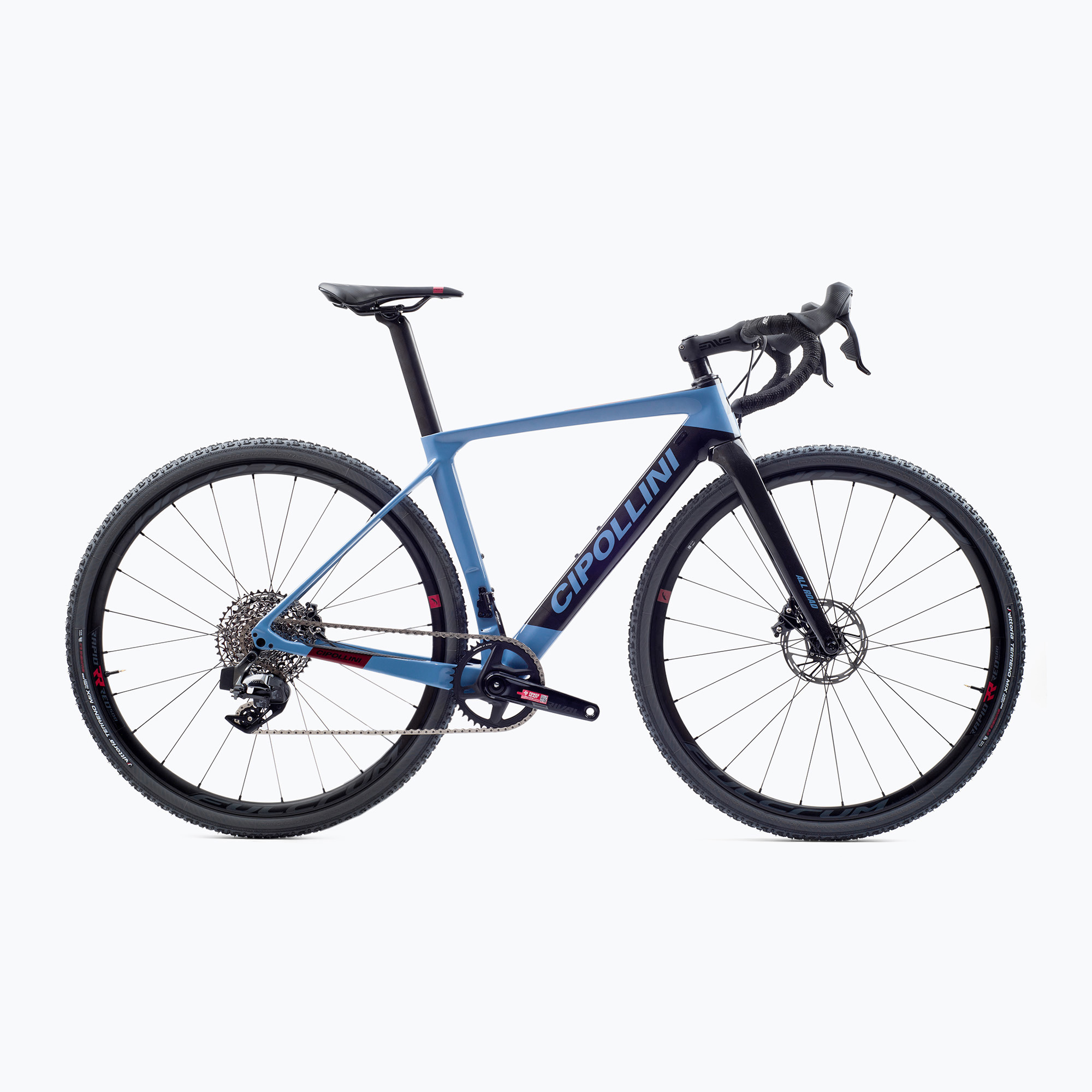 Gravel bike Cipollini MCM AllRoad DB 22 -RIVAL XPLR-RAPID RED-ENVE G blue O60FI (52 (S))