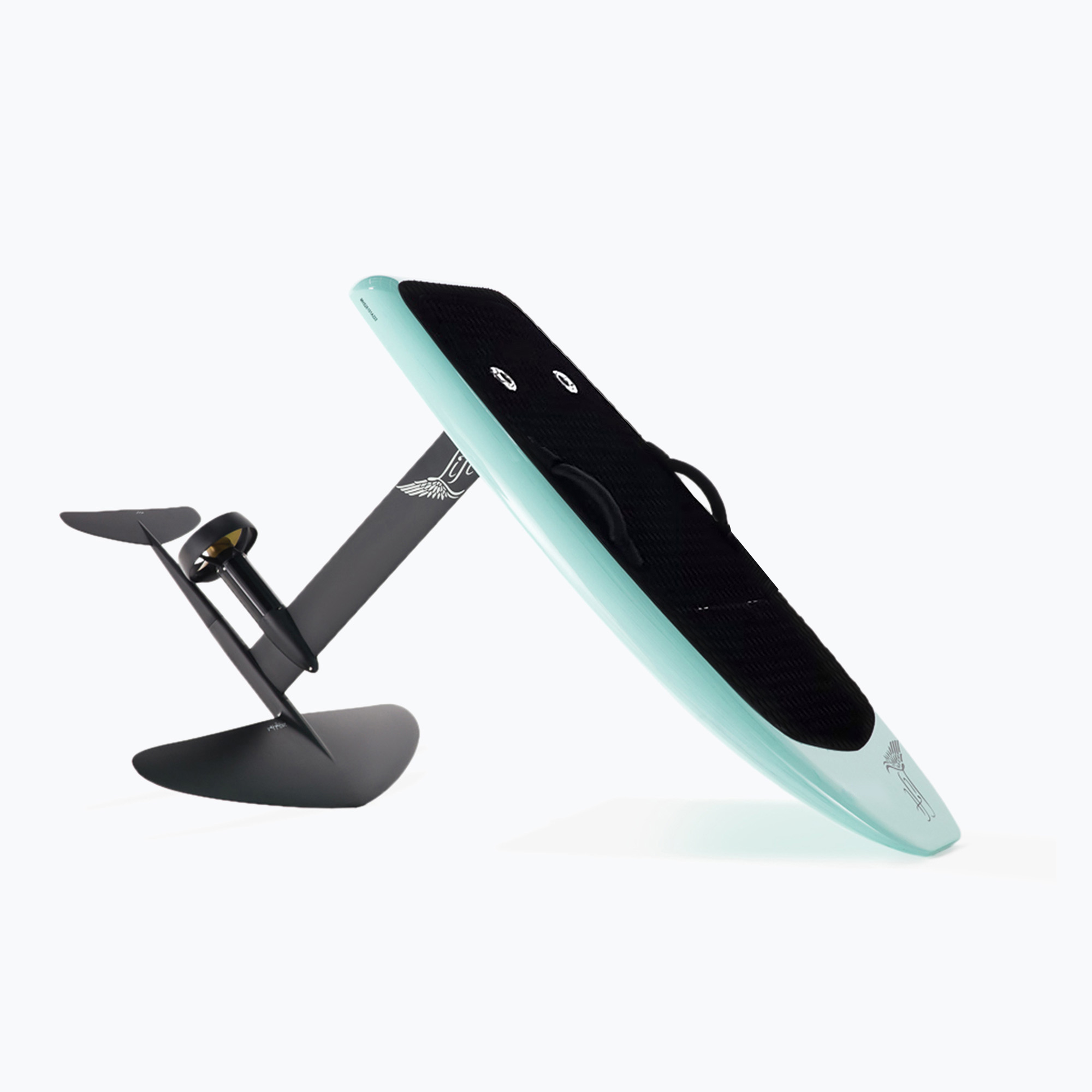 Lift Foils 4'9 Seafoam 250-v2/38 kit + Battery Pack 1.5 Full+Std 28" Propulsion with AC Cord blue