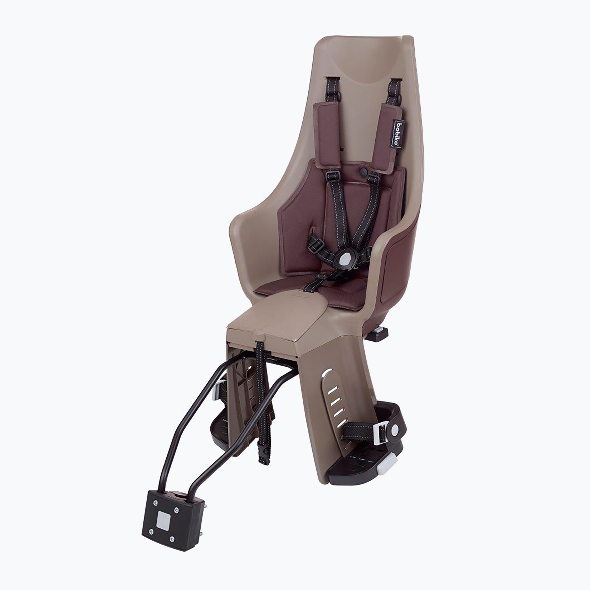 Bicycle seat bobike Exclusive Maxi Plus 1P toffe brown