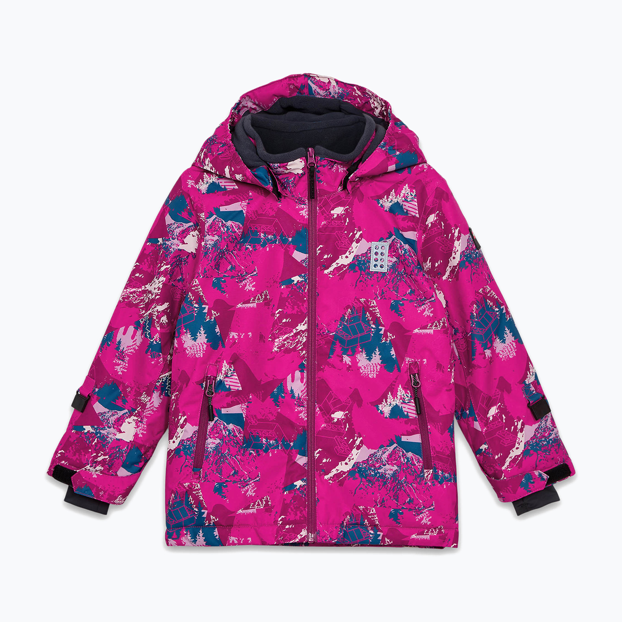 LEGO Lwjad 710 dark pink children's ski jacket (134)