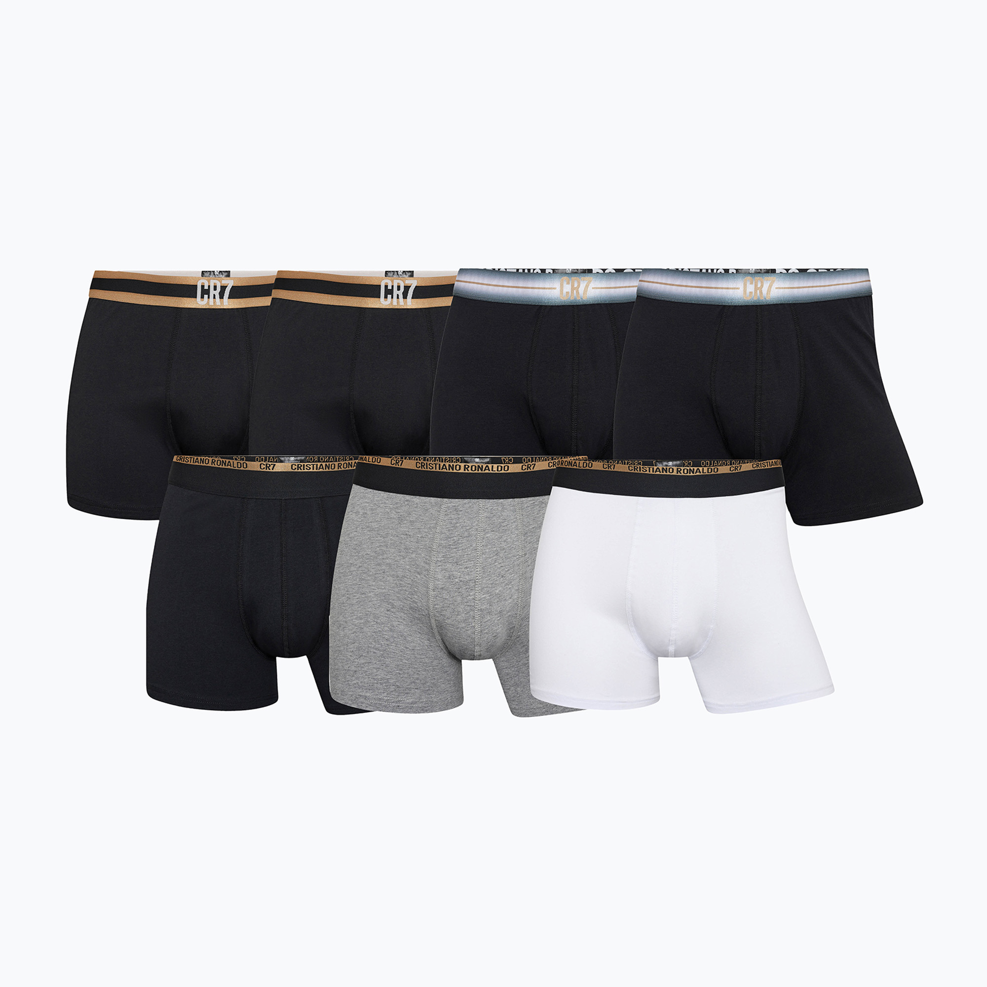 Men's trunks CR7 Basic Trunk 7 pairs multicolour (2XL)