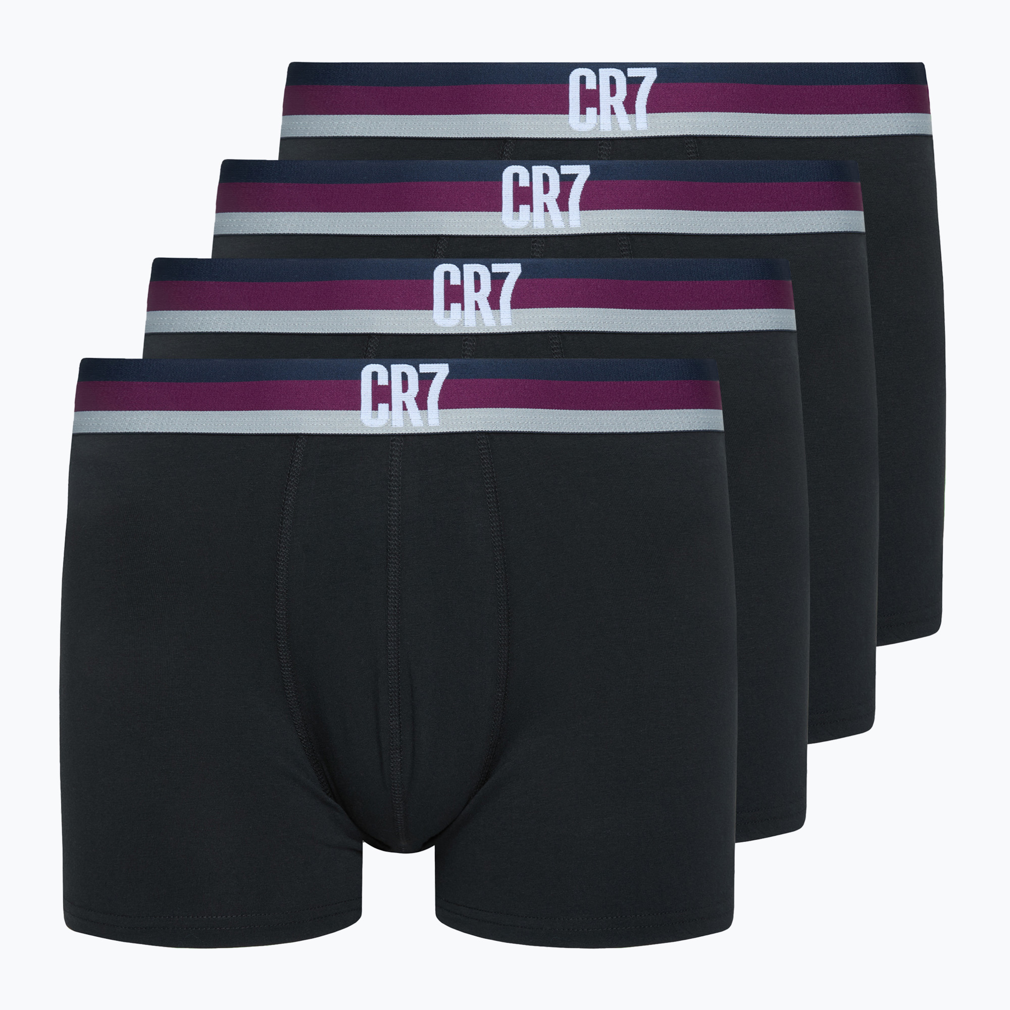 Men's CR7 Basic Trunk boxer shorts 4 pairs black (L)