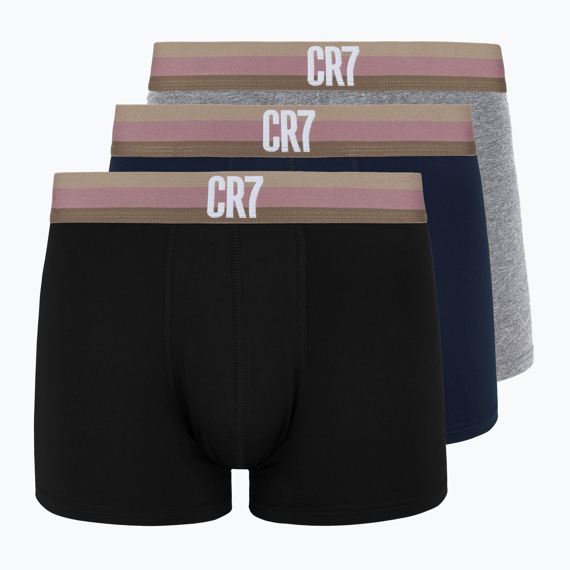 Men's trunks CR7 Basic Trunk 3 pairs 711 multicolour (L)