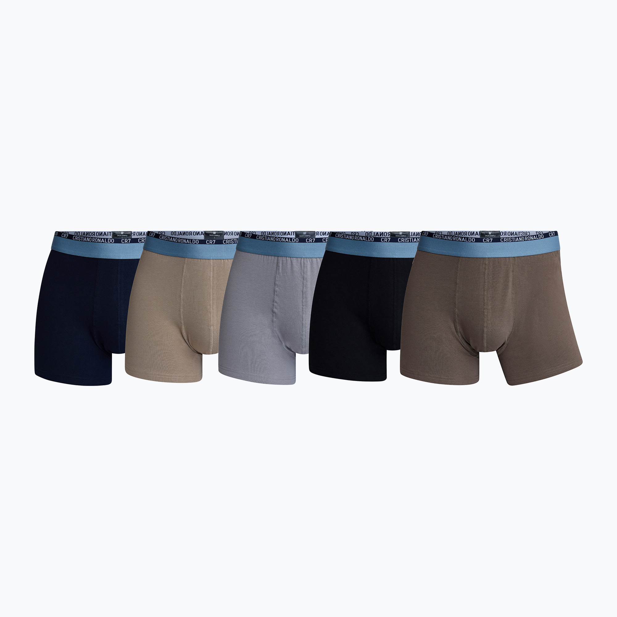 Men's trunks CR7 Basic Trunk 5 pairs 2412 multicolour (L)