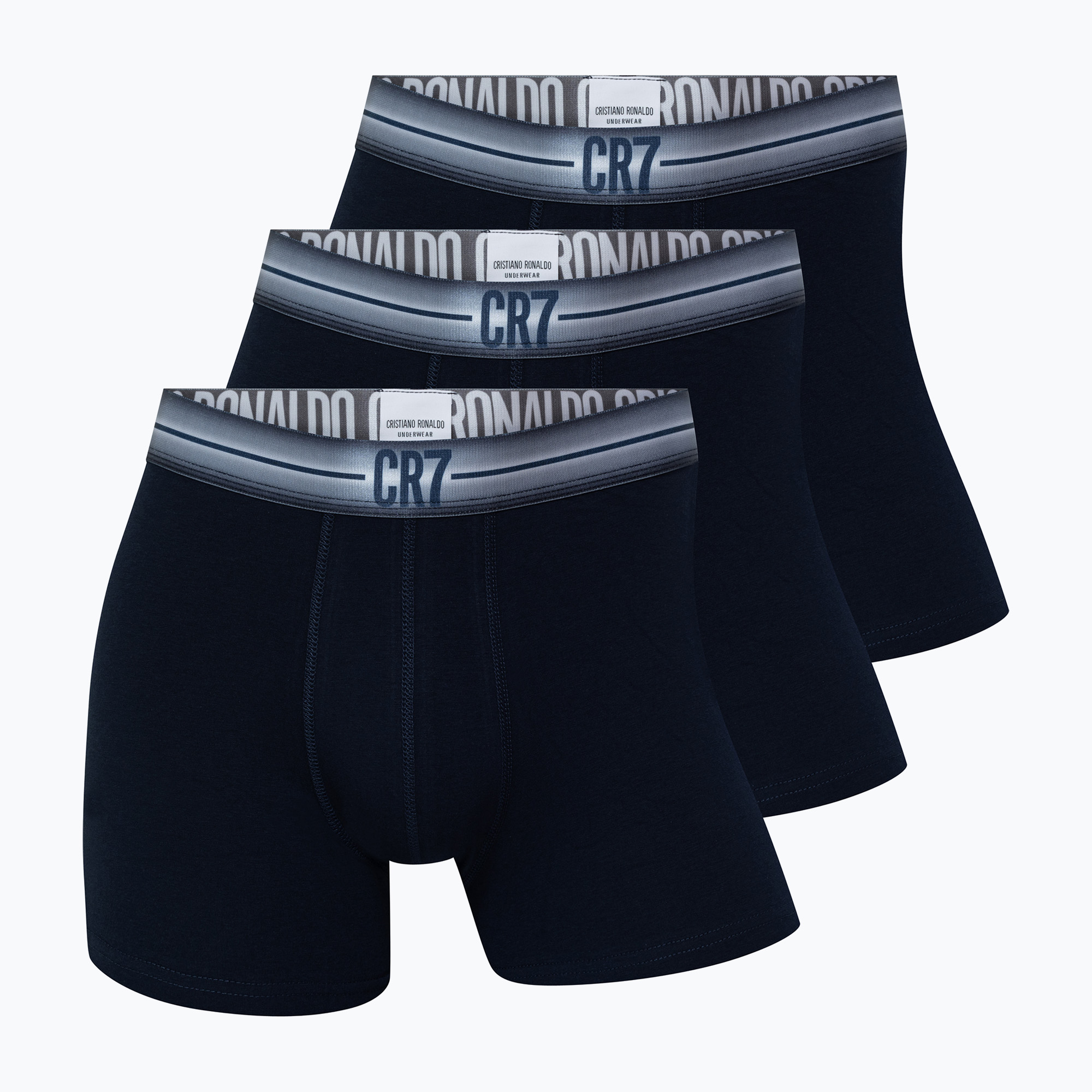 Men's trunks CR7 Basic Trunk 3 pairs 2762 black (M)