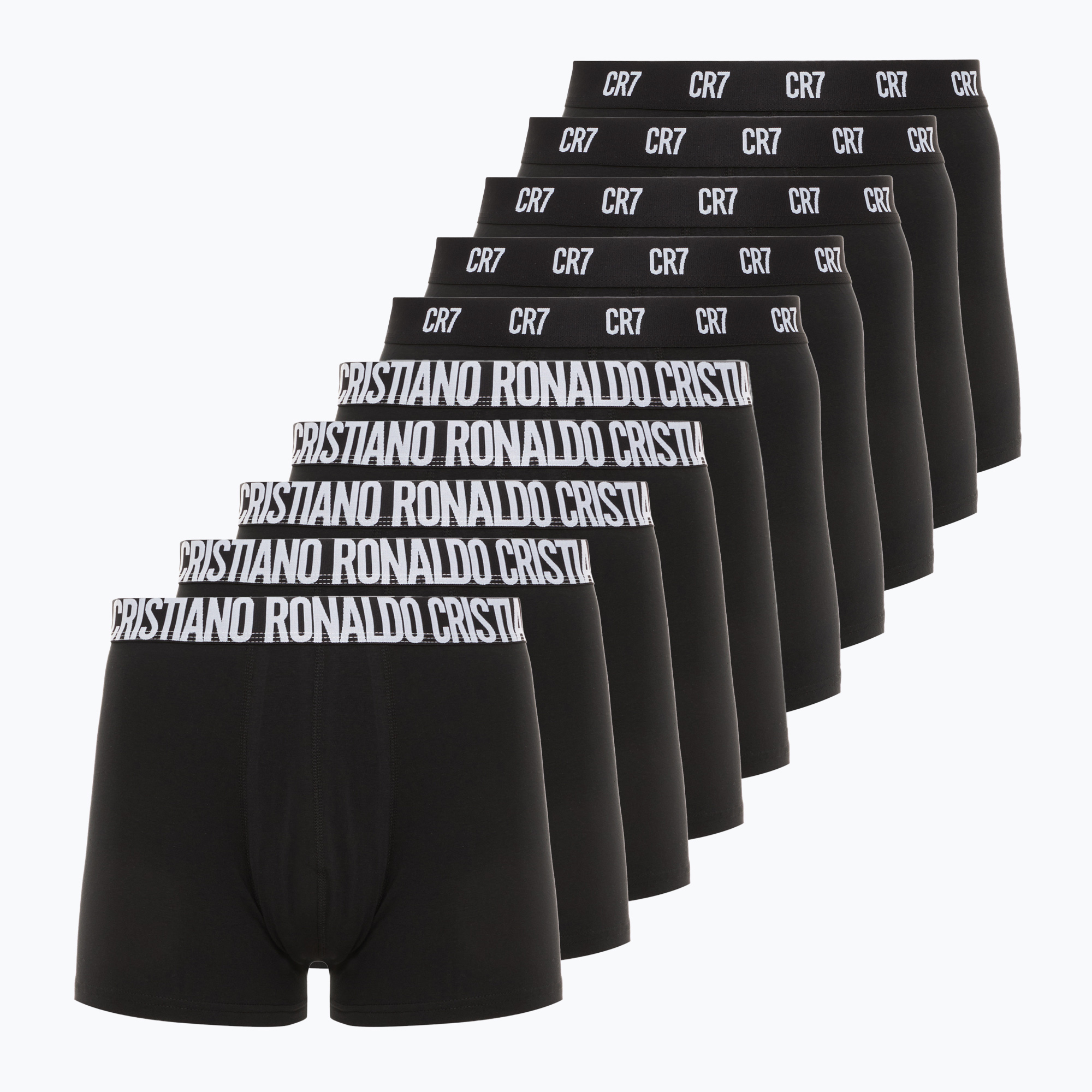Men's trunks CR7 Basic Trunk 10 pairs black (XL)