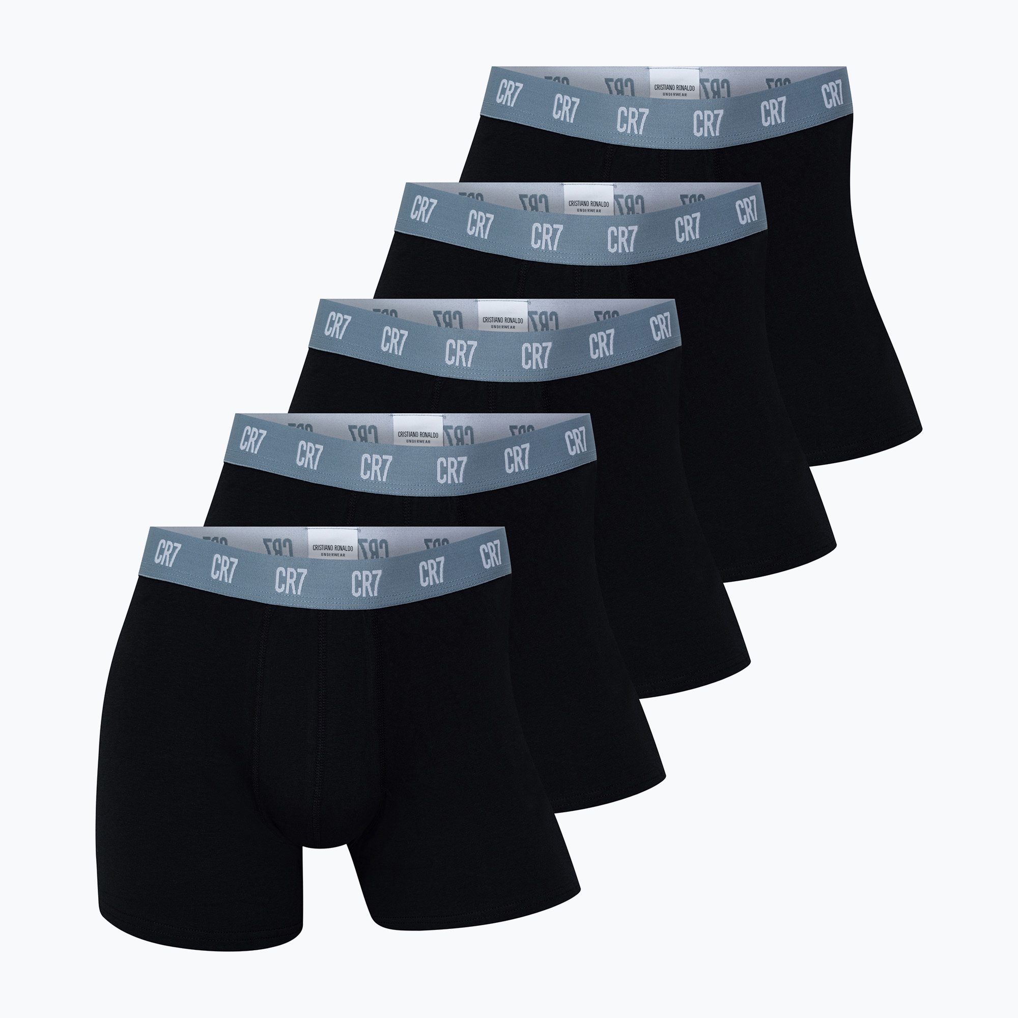 Men's trunks CR7 Basic Trunk 5 pairs 2329 black