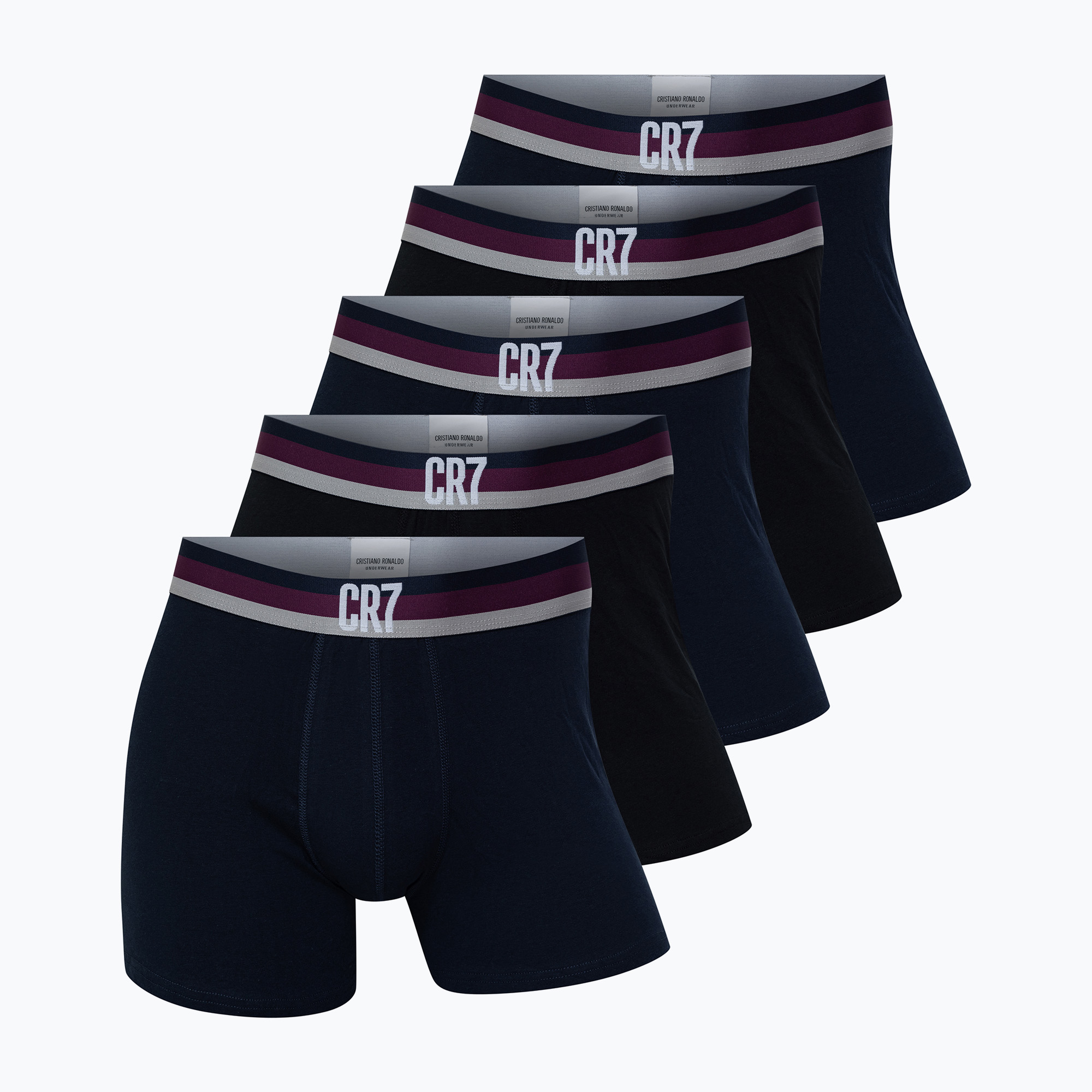 Men's trunks CR7 Basic Trunk 5 pairs 2330 black