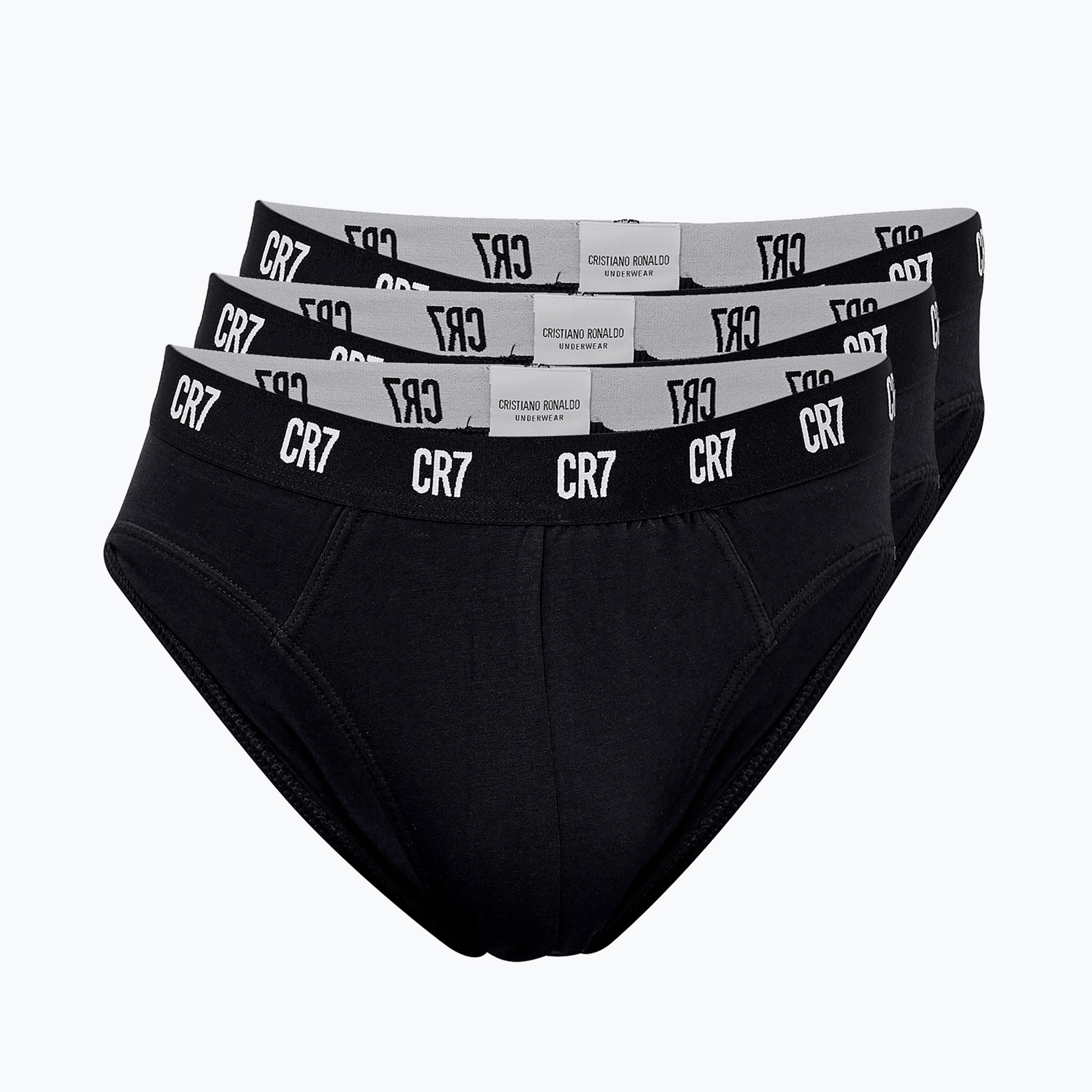 Men's breifs CR7 Basic Brief 3 pairs black (L)