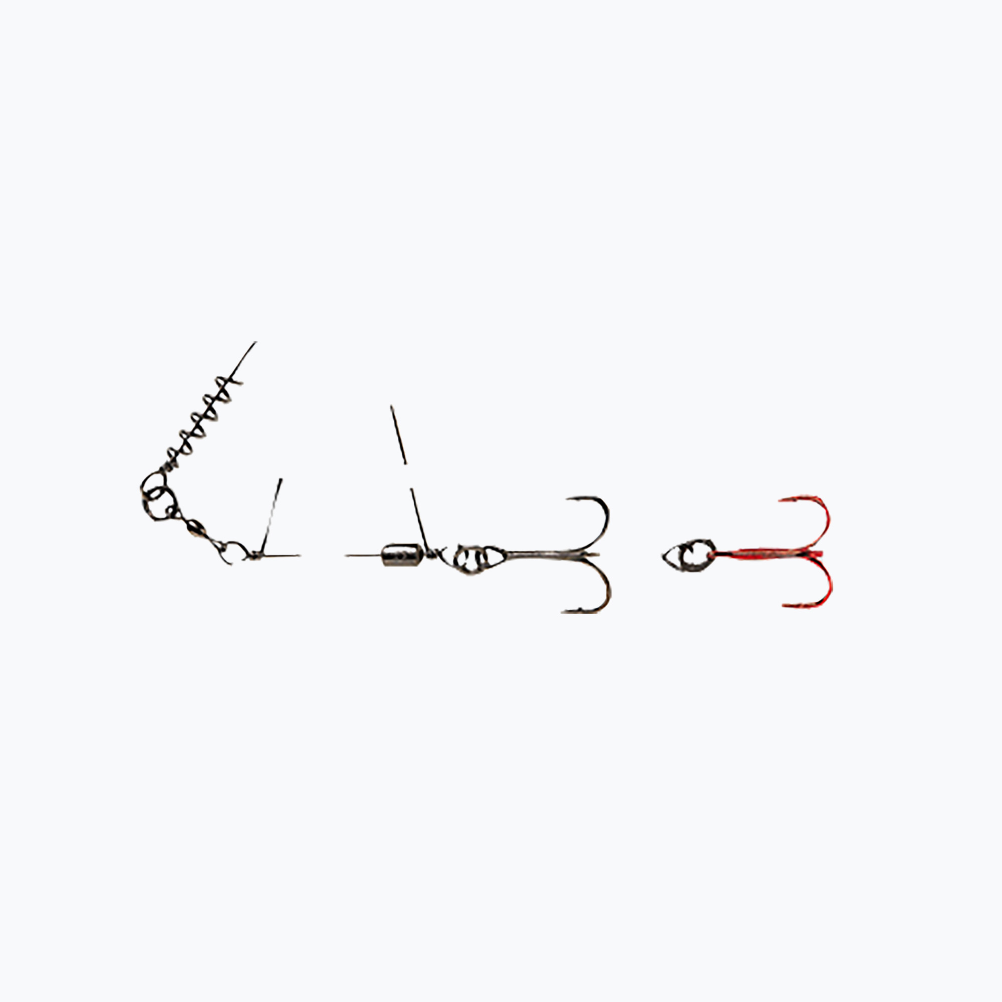 Savage Gear Corkscrew Lure Stingers black 72277 (1/0 - 3 g)