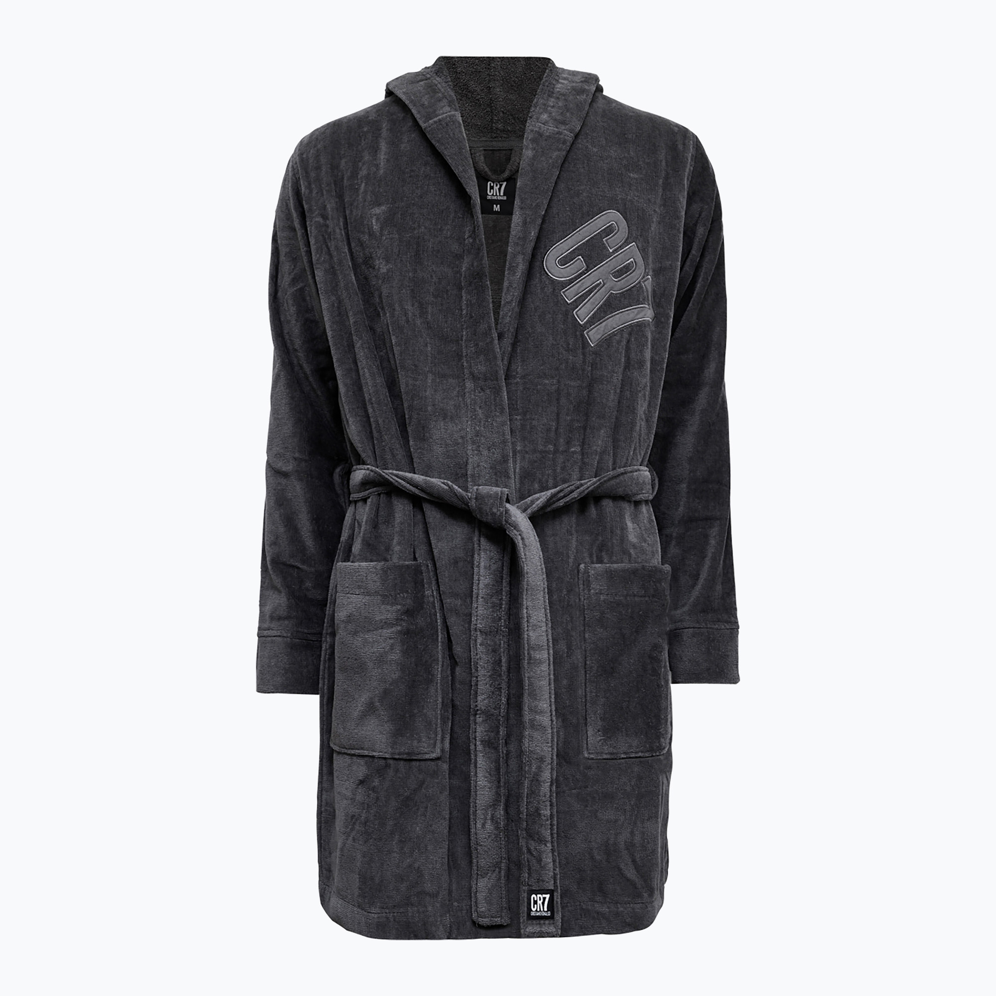 Men's bathrobe CR7 Bathrobe grey (L)