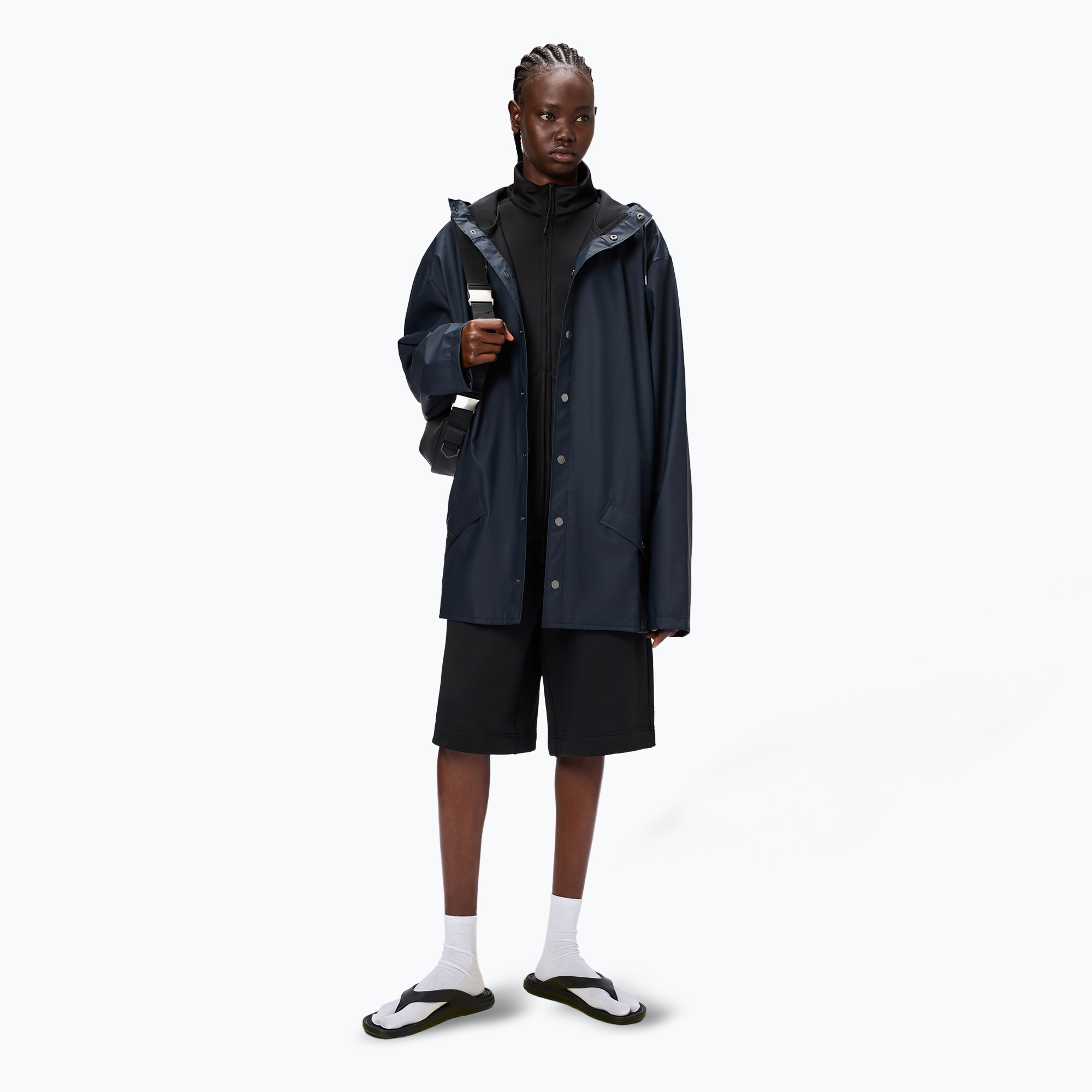 Rains Jacket navy jacket (M)