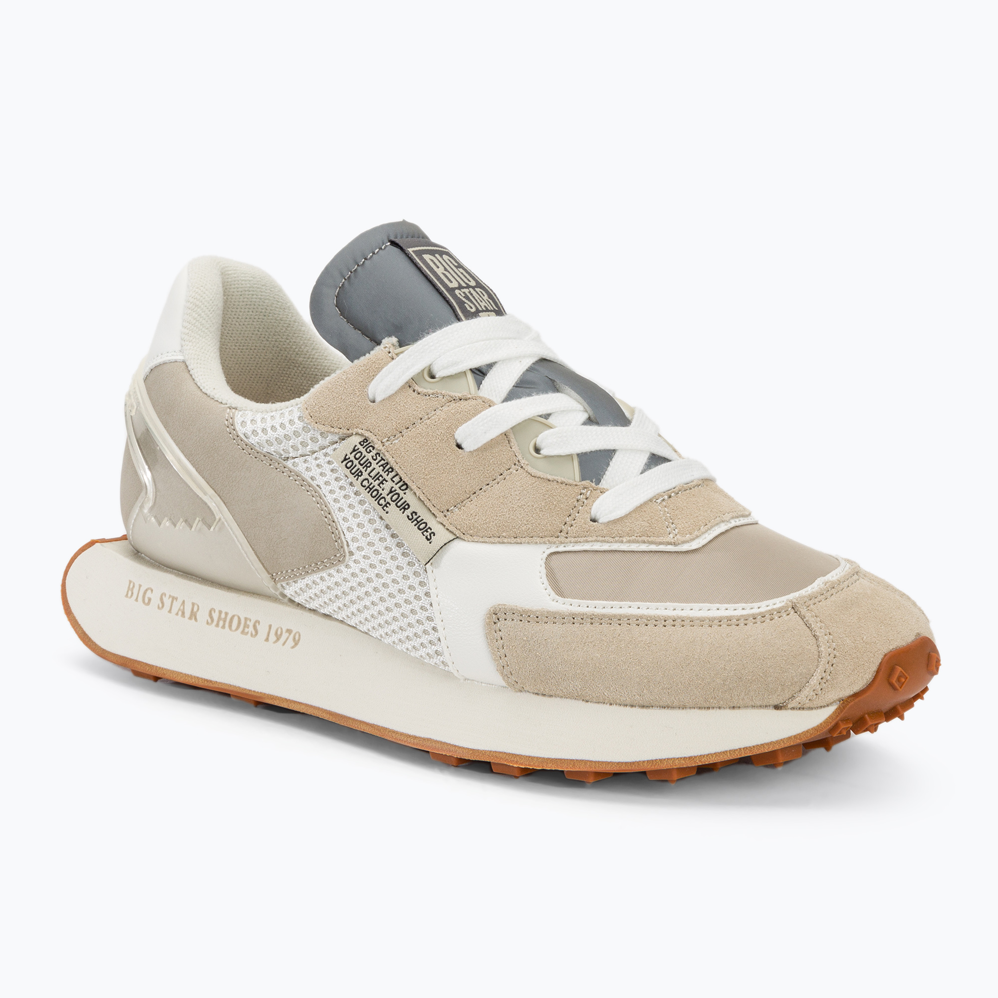 BIG STAR men's shoes NN174346 beige (43 EU)