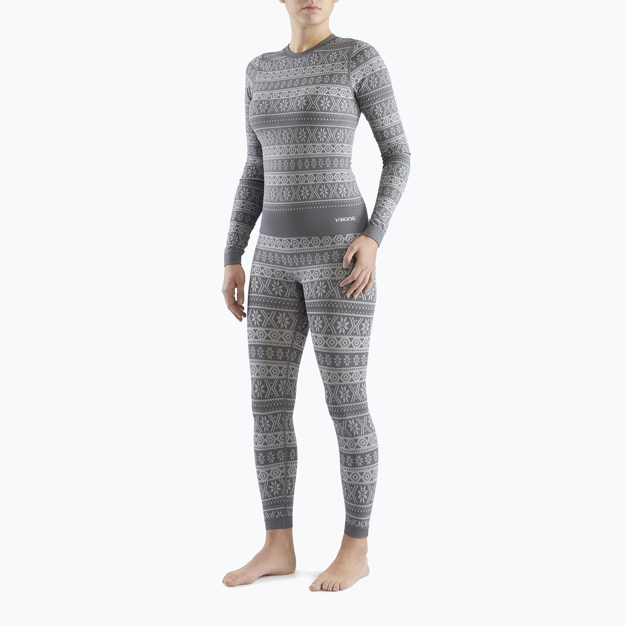 Women's thermal underwear Viking Hera grey 500/23/7252 (L)