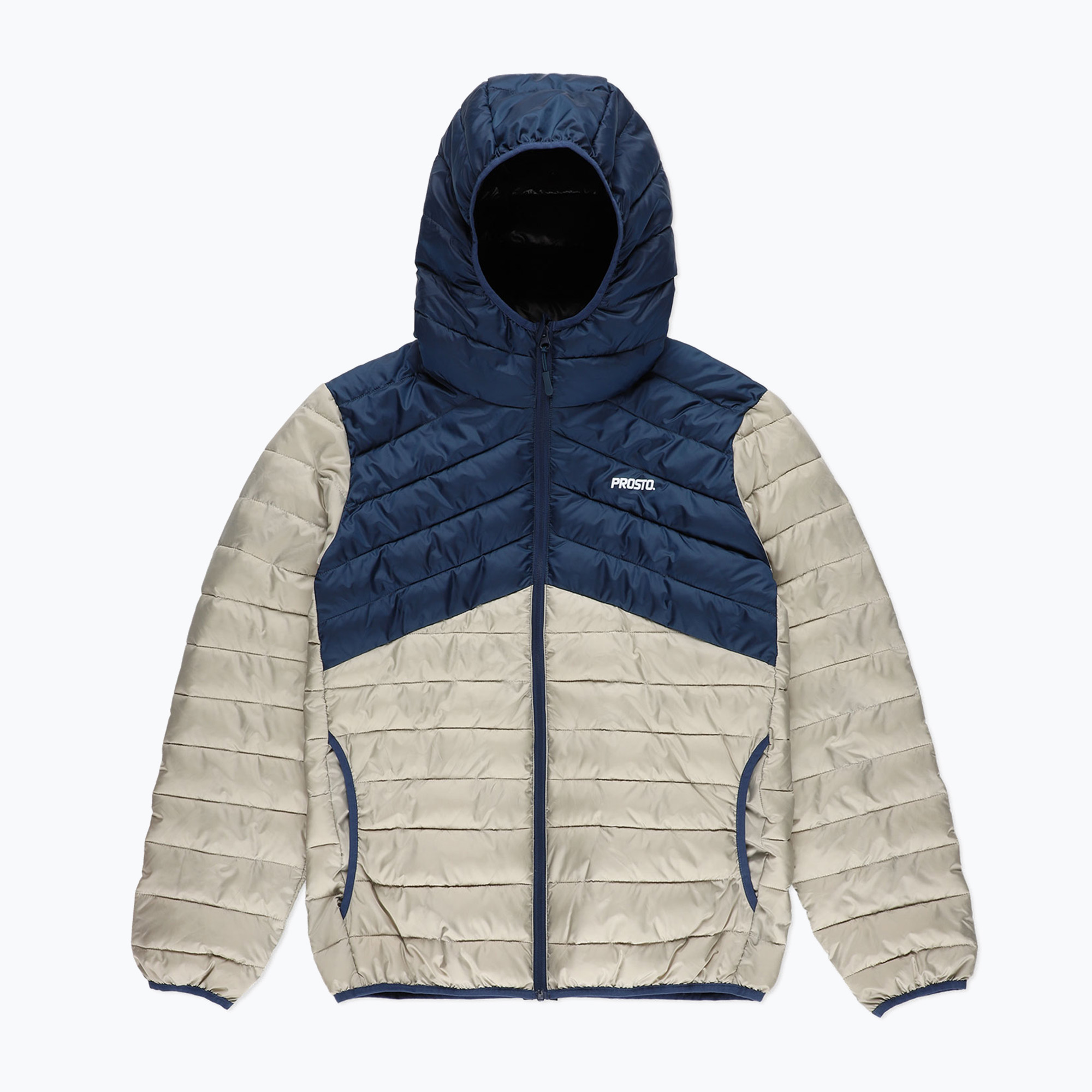 PROSTO Ultralight Split beige winter jacket (S)