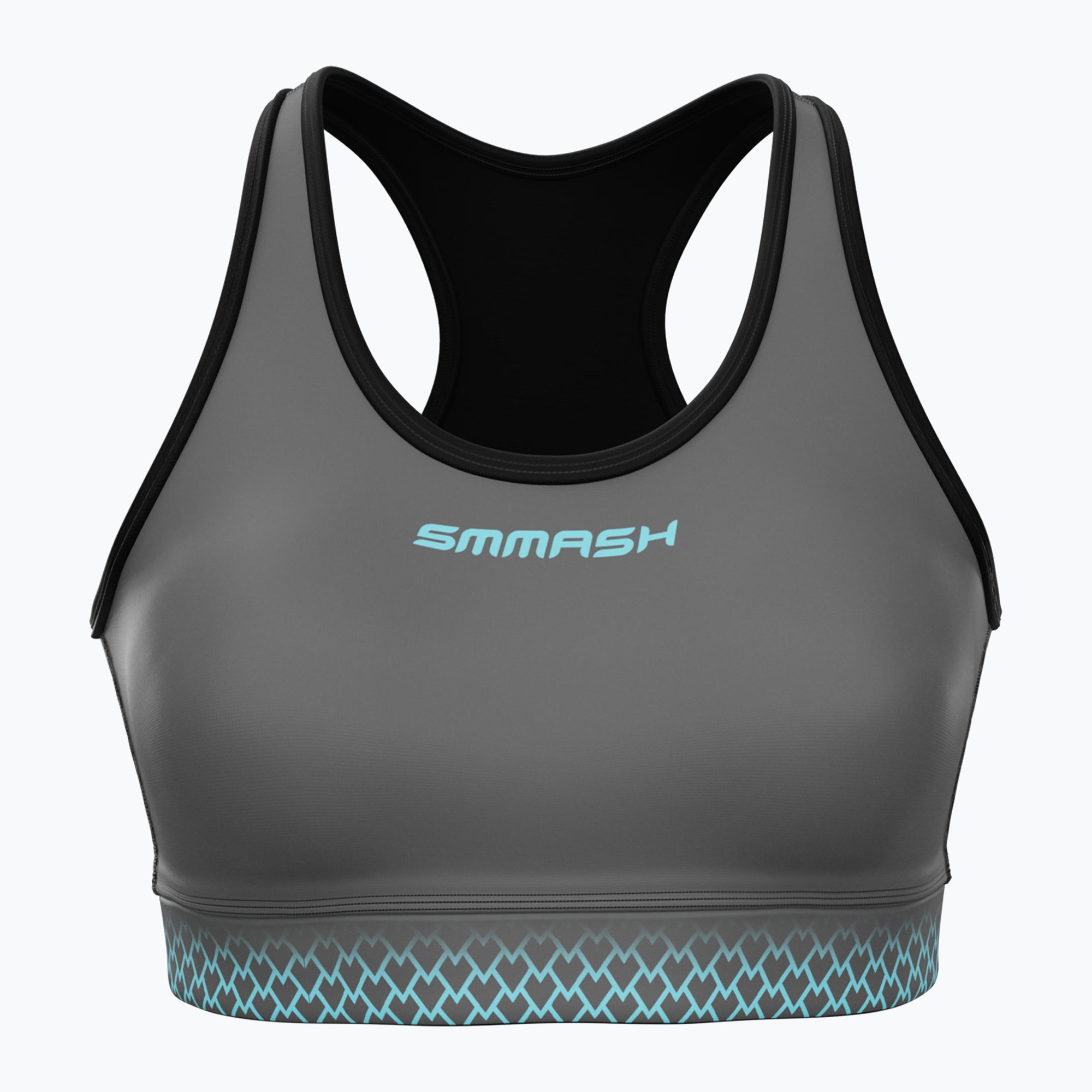 SMMASH Scale grey fitness bra TT4-006 (S)