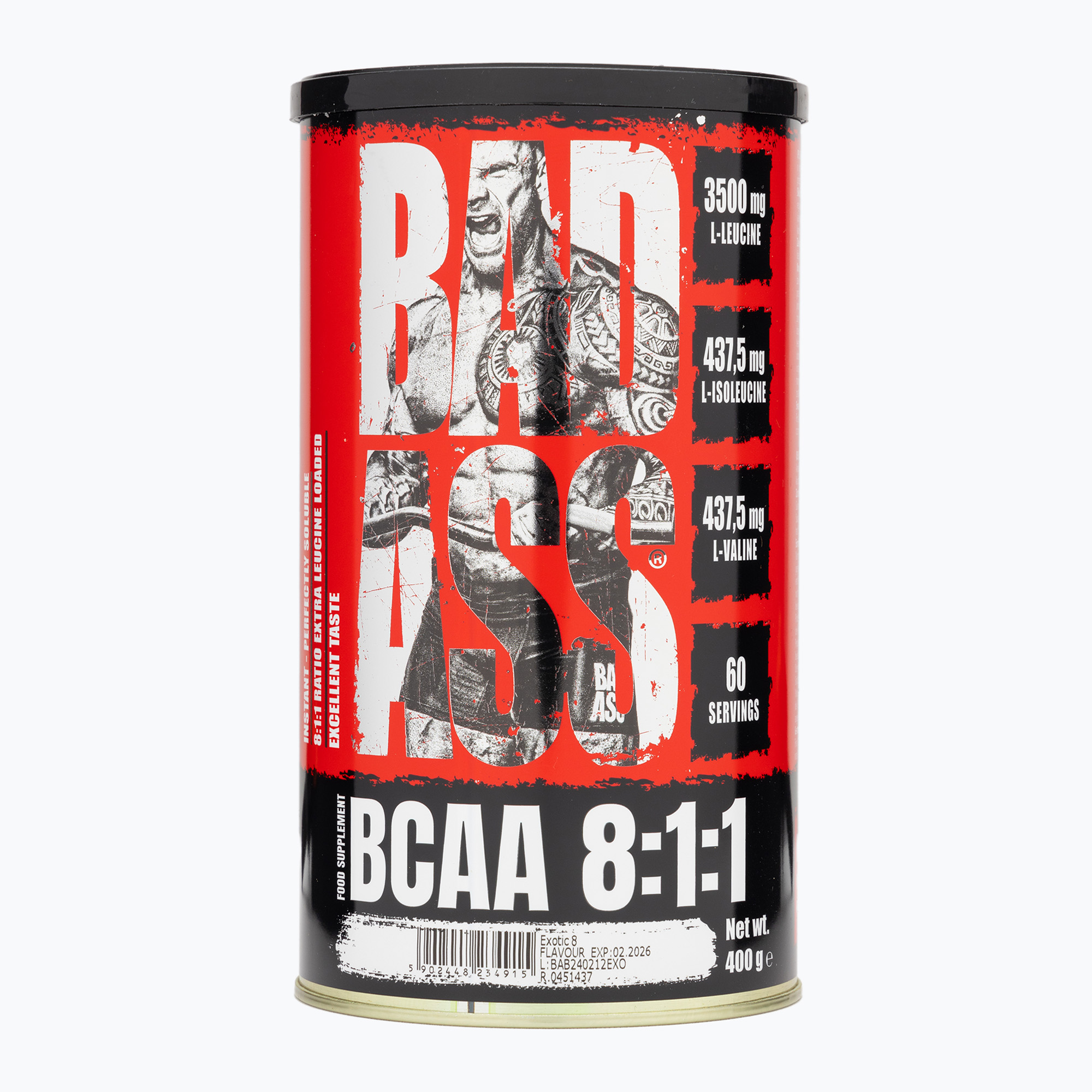 Amino acids Fitness Authority Bad Ass Bcaa 8 400 g exotic (400 g)