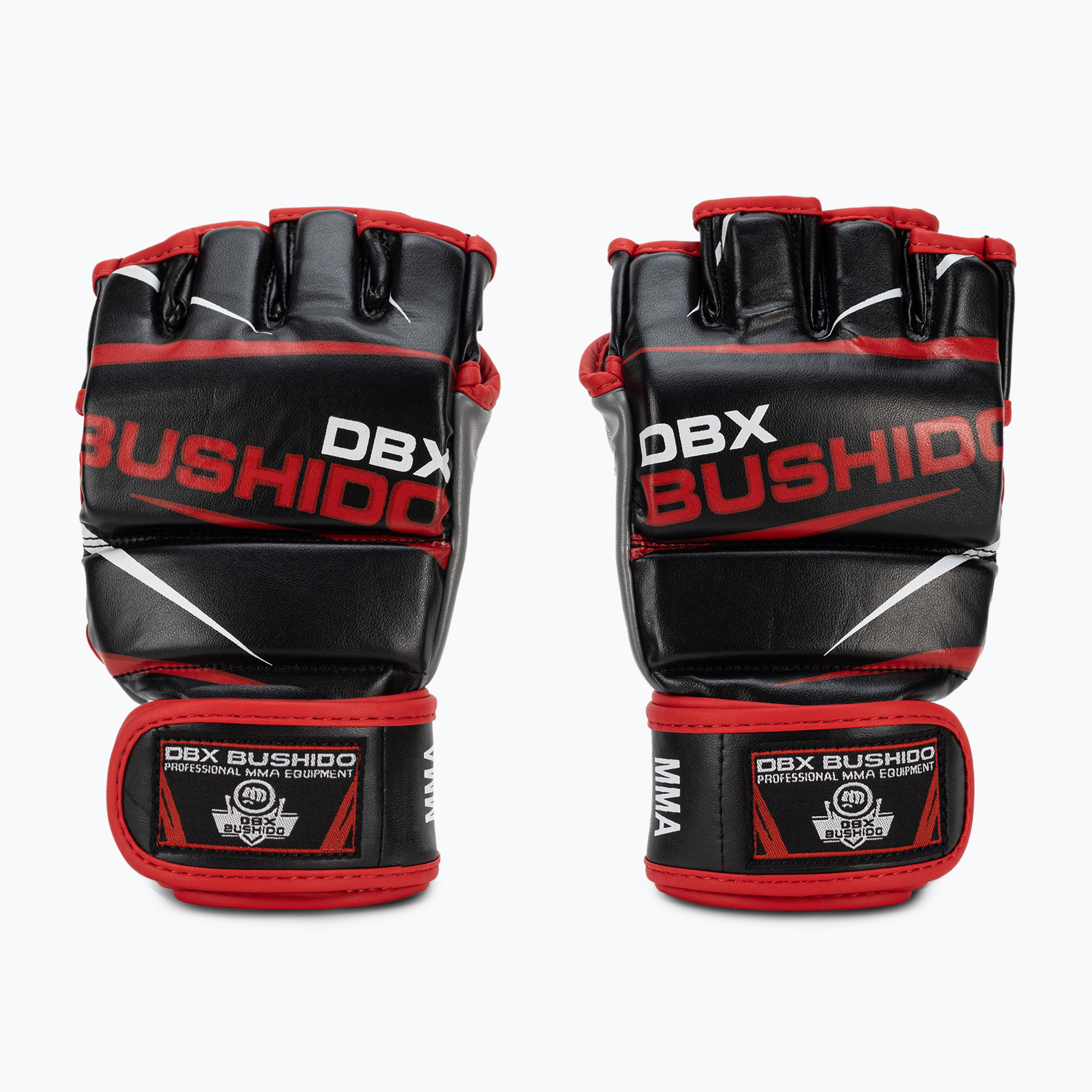 Training gloves for MMA and bag training DBX BUSHIDO black-red E1V6-M (XL)