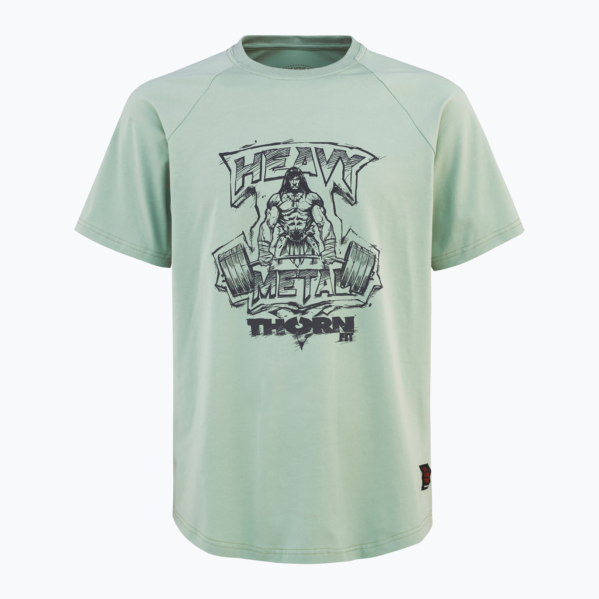 THORN FIT Heavy Metal teal training shirt (XL)