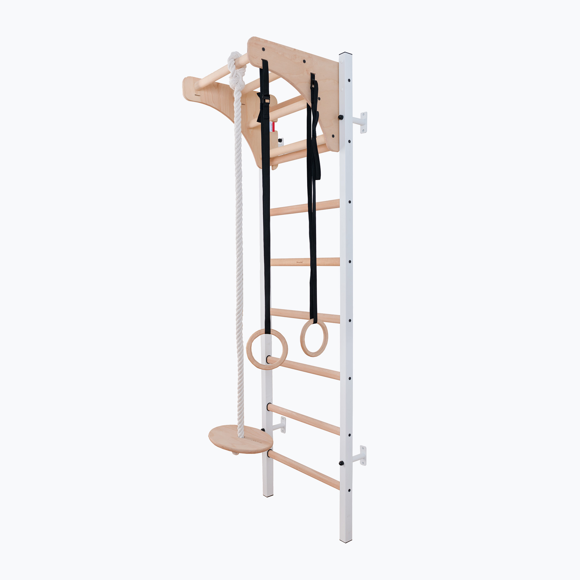 BenchK gymnastics ladder white BK-211W+A204 (230 x 67 cm)