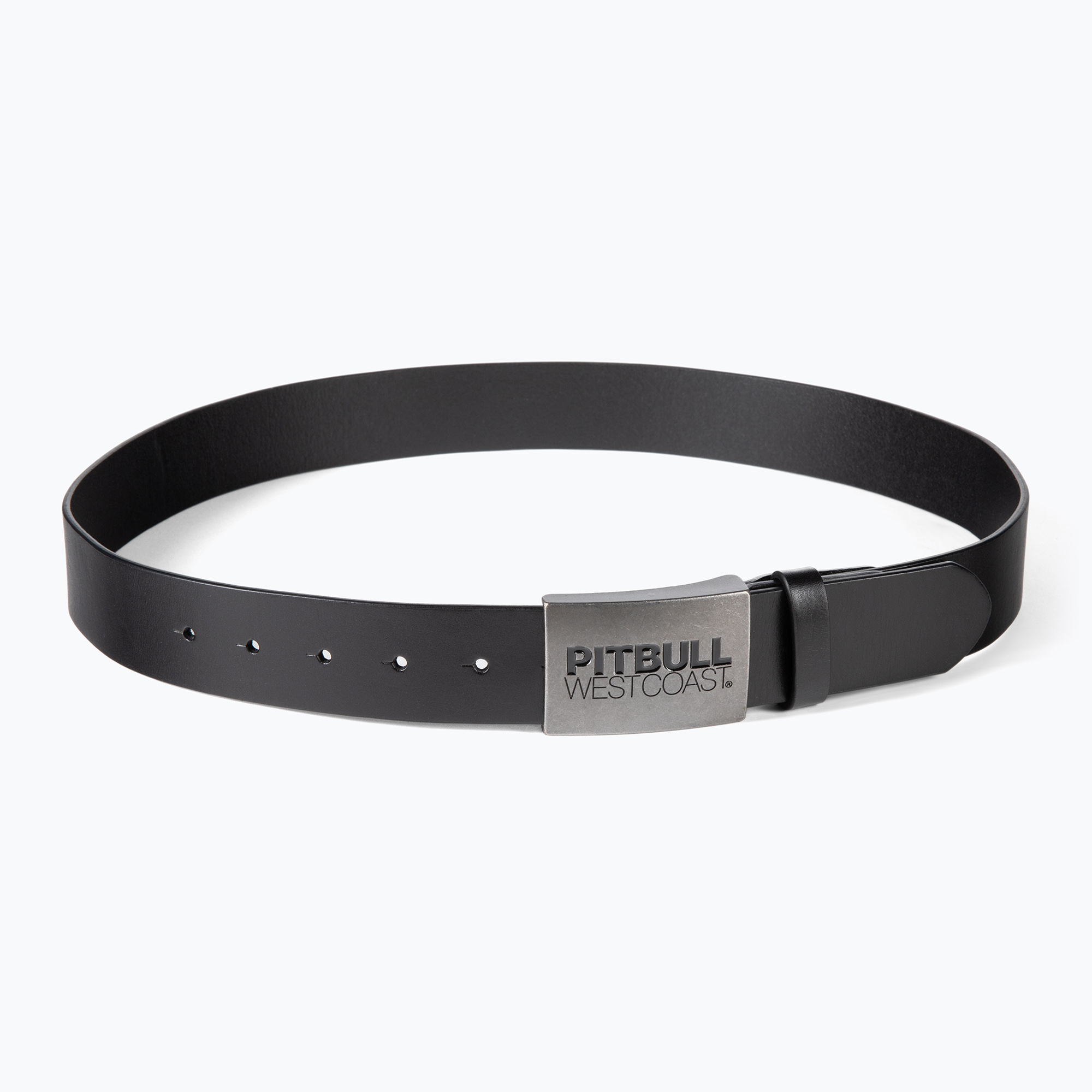 Men's belt Pitbull West Coast Original Leather TNT black (95 cm)
