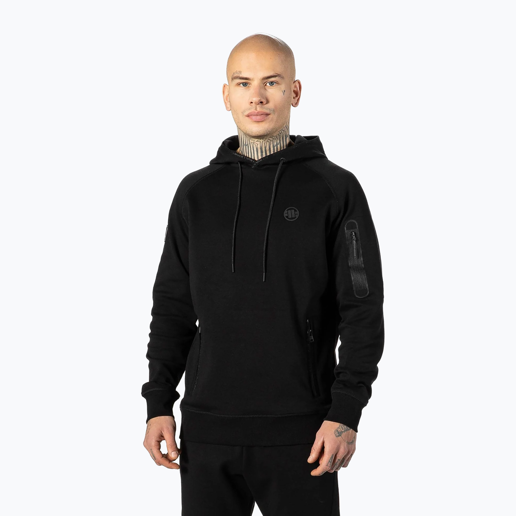 Men's sweatshirt Pitbull West Coast Stafford Hooded black (L)