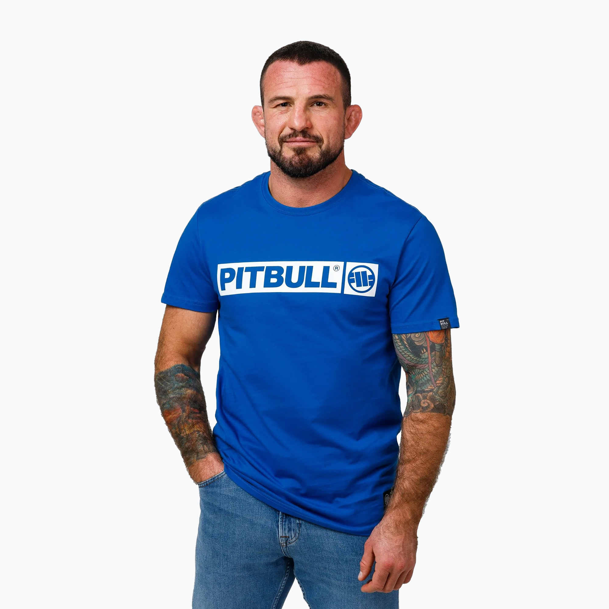 Men's T-shirt Pitbull Hilltop royal blue (XL)