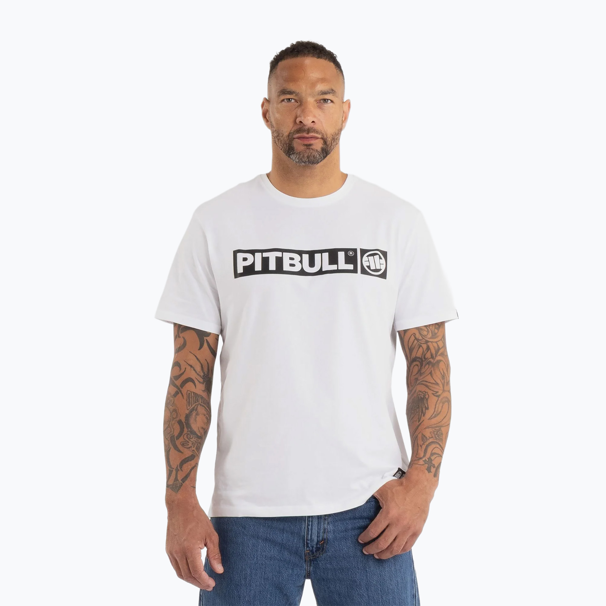 Men's T-shirt Pitbull West Coast T-S Hilltop 170 white (XXXL)