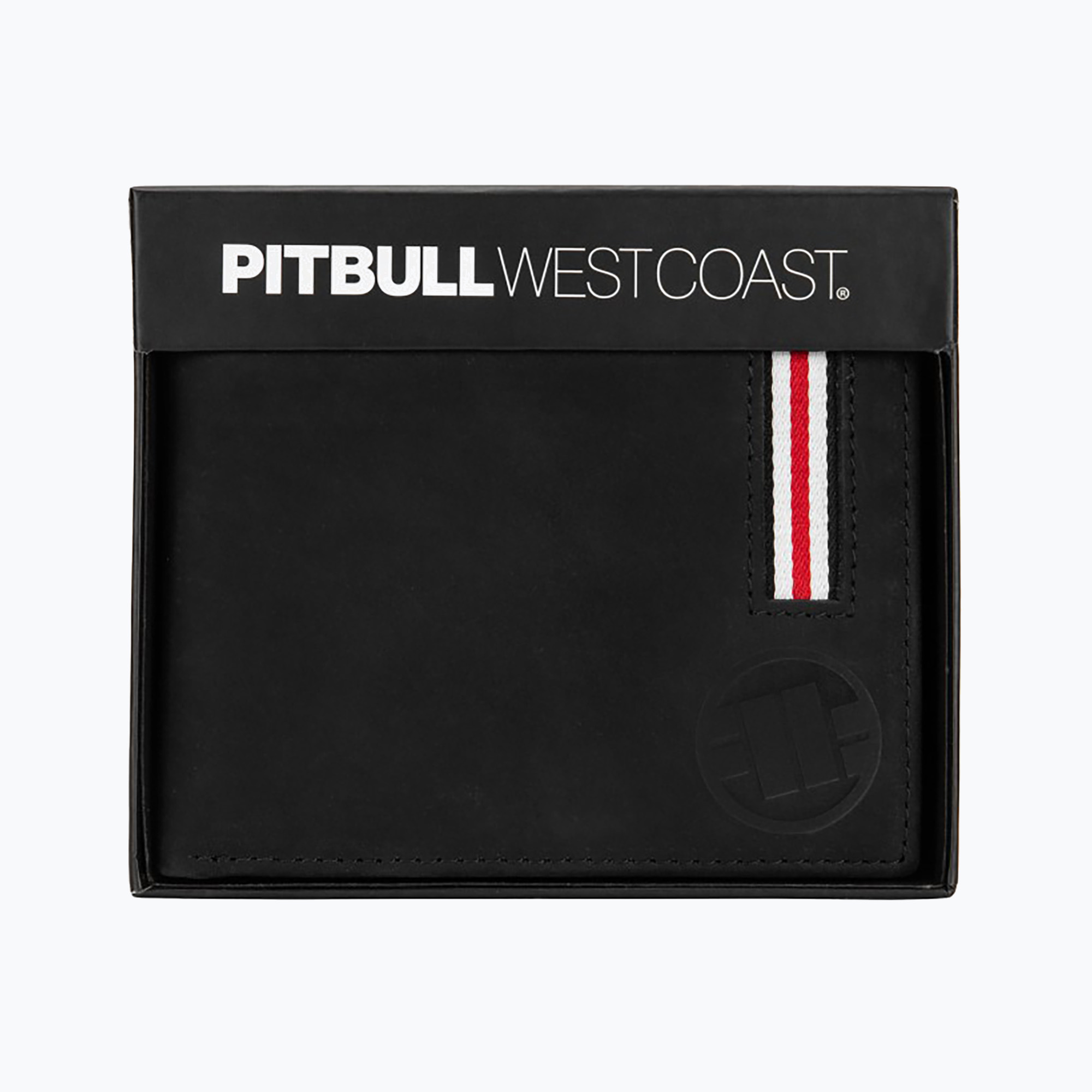 Pitbull Lin Wood 2 Embossed Leather men's wallet black