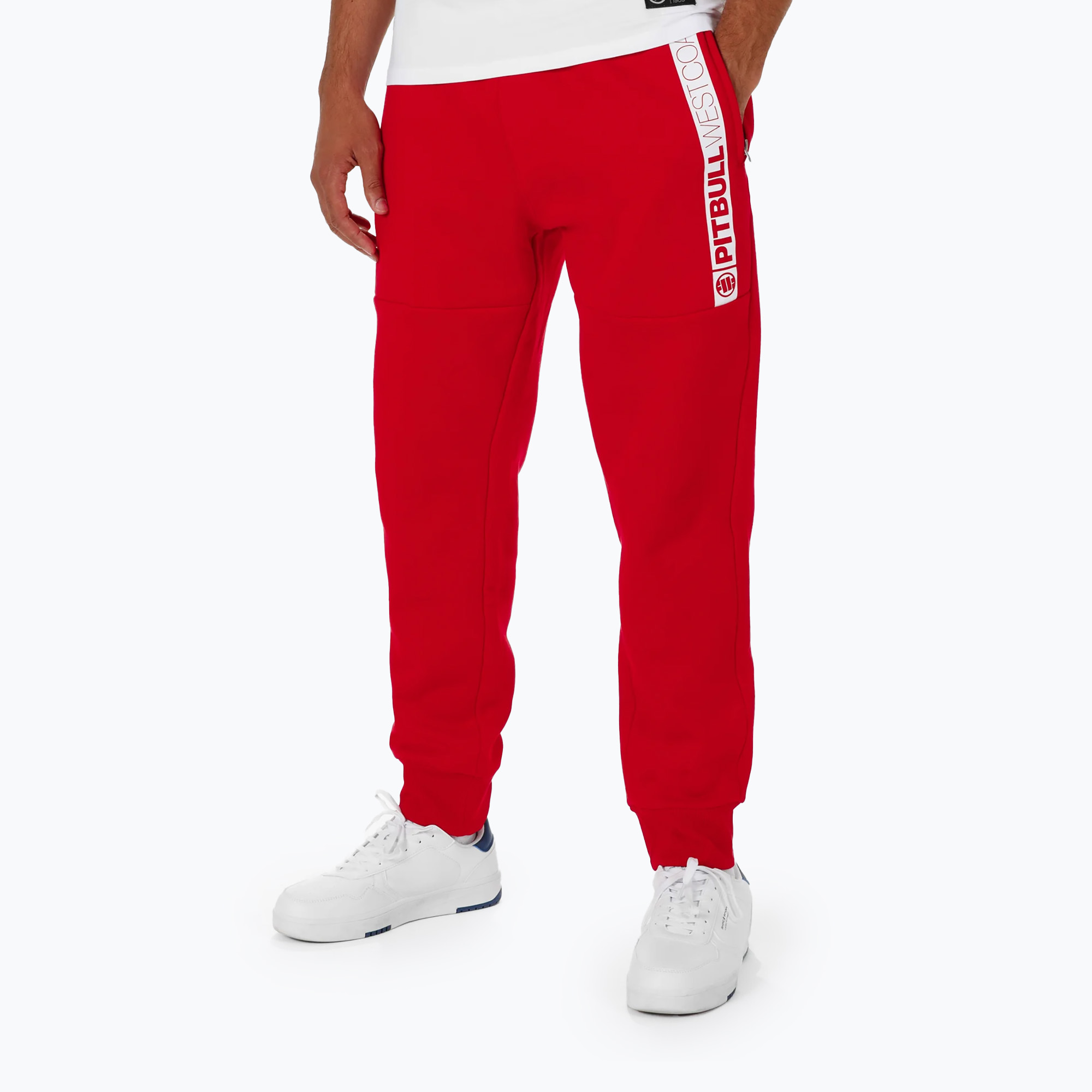 Pitbull West Coast men's New Hilltop Jogging trousers red (XXL)