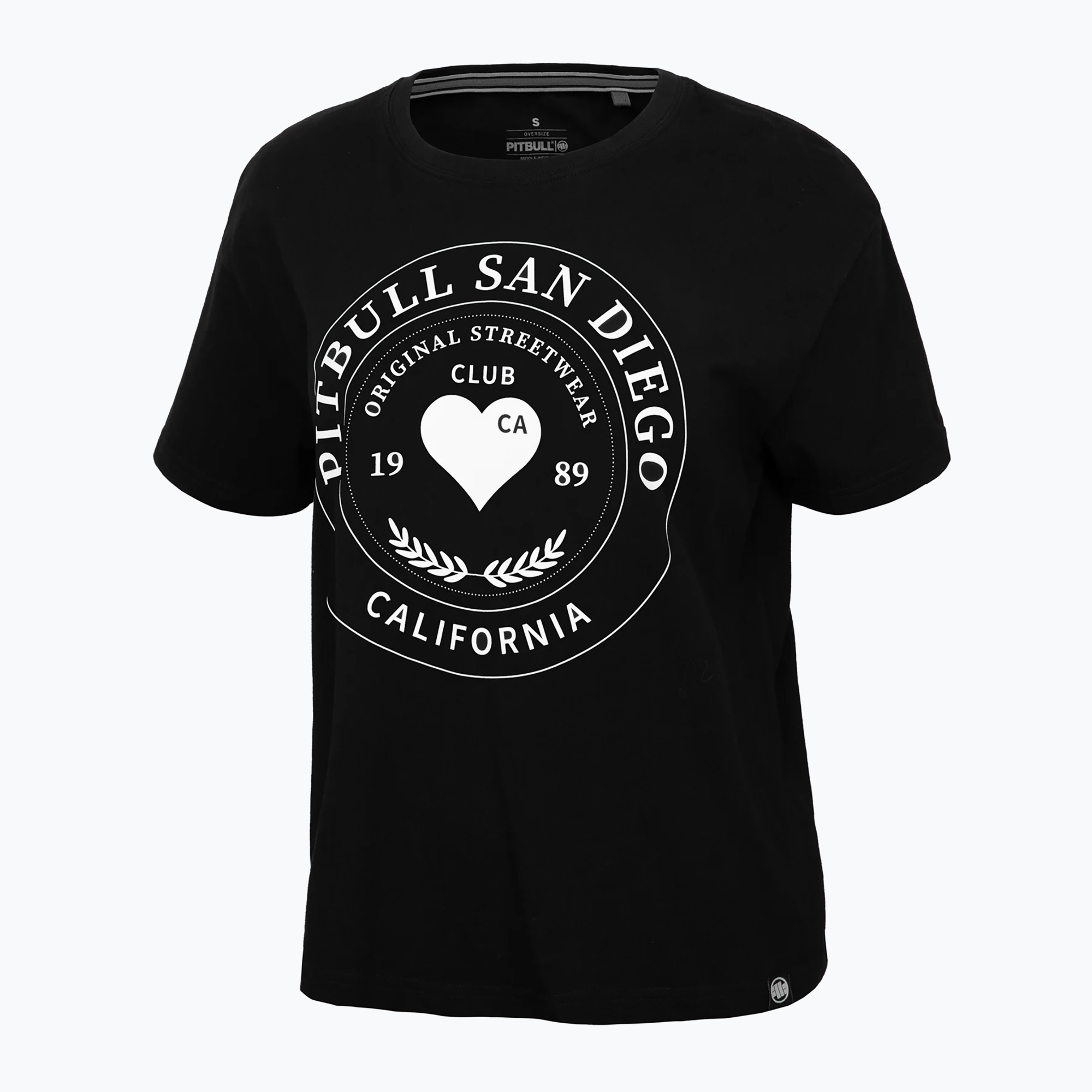 Pitbull West Coast Heartie Oversize black men's t-shirt (S)